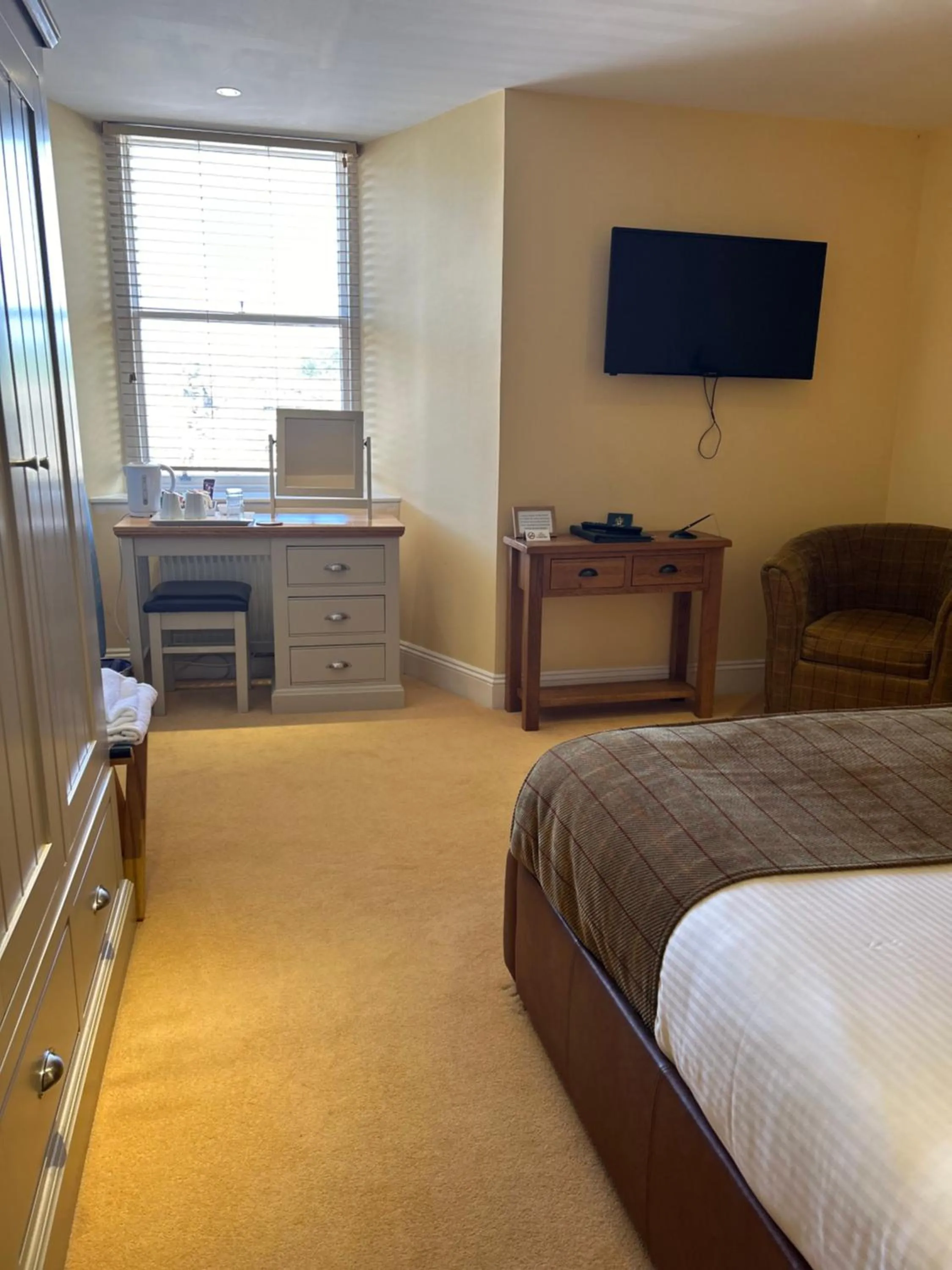 Bedroom, Bed in Moresby Hall Country House Hotel