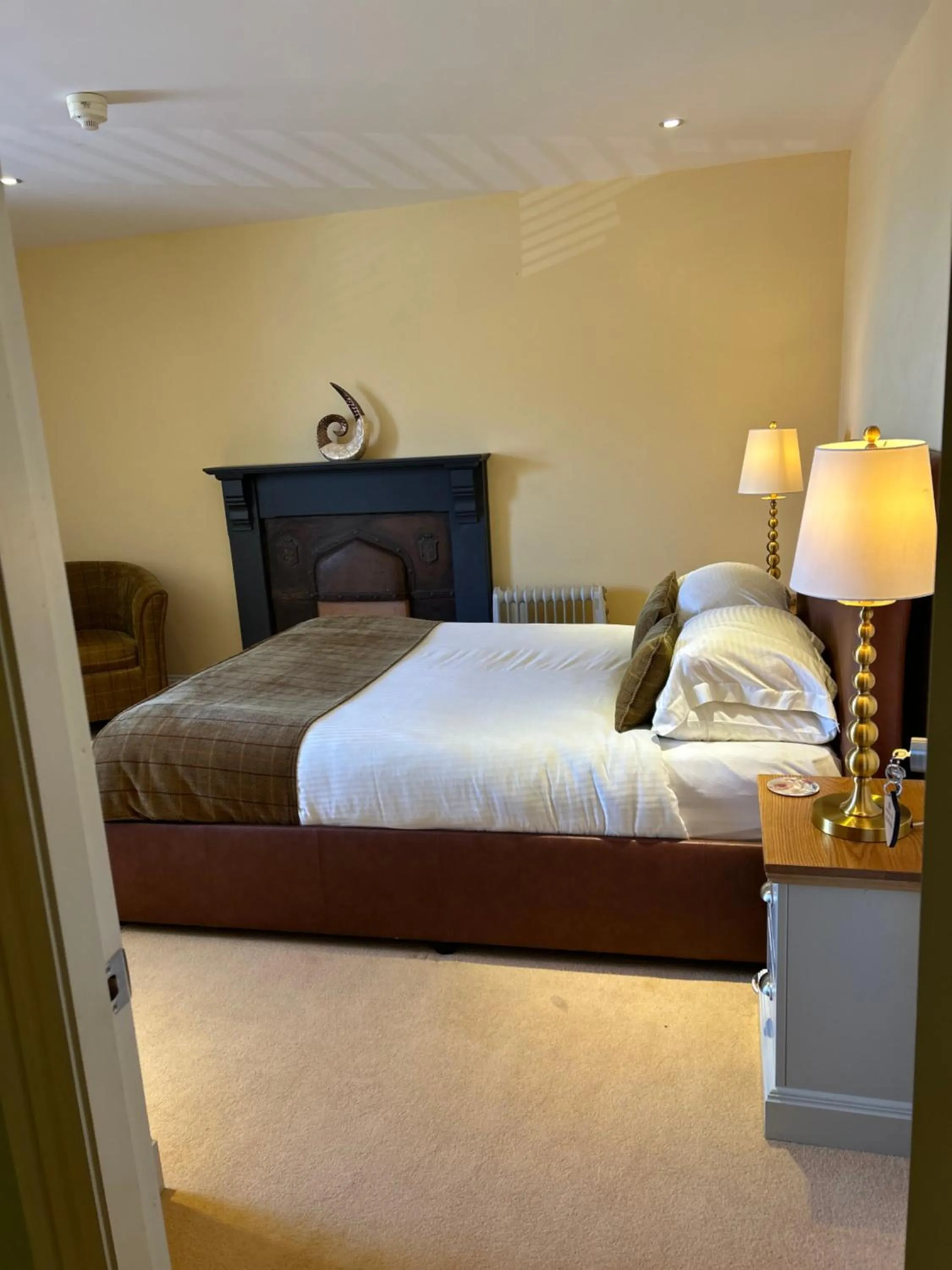 Bedroom, Bed in Moresby Hall Country House Hotel