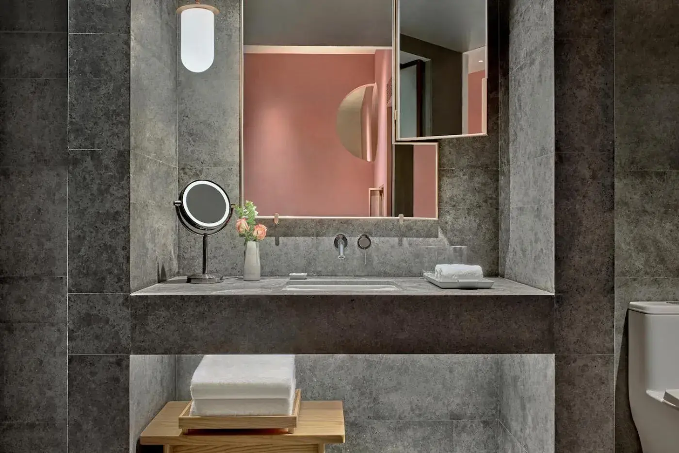 Bathroom in Artyzen NEW BUND 31 Shanghai Qiantan Bathroom in Artyzen NEW BUND 31 Shanghai Qiantan