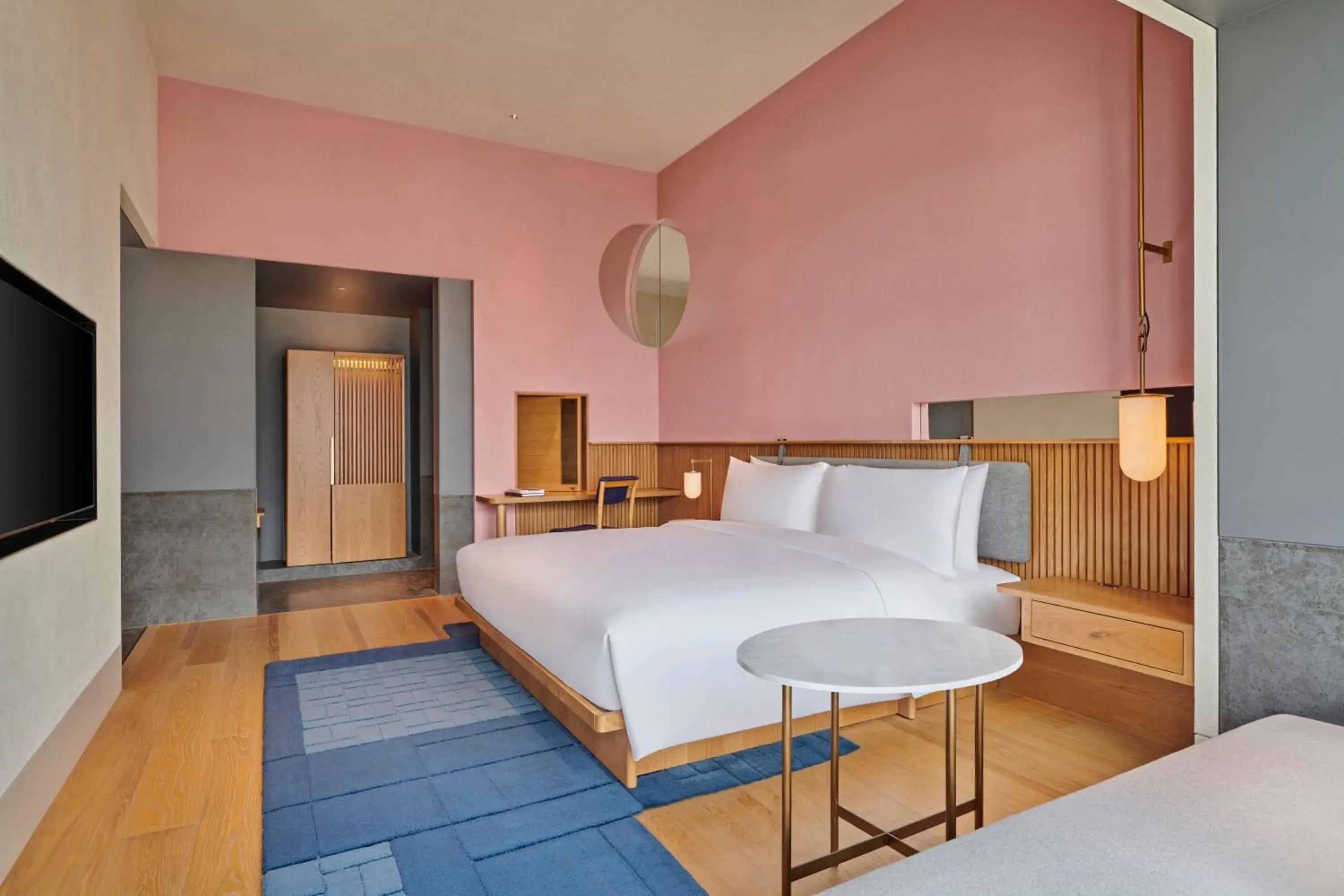 Bedroom, Bed in Artyzen NEW BUND 31 Shanghai Qiantan Bedroom, Bed in Artyzen NEW BUND 31 Shanghai Qiantan