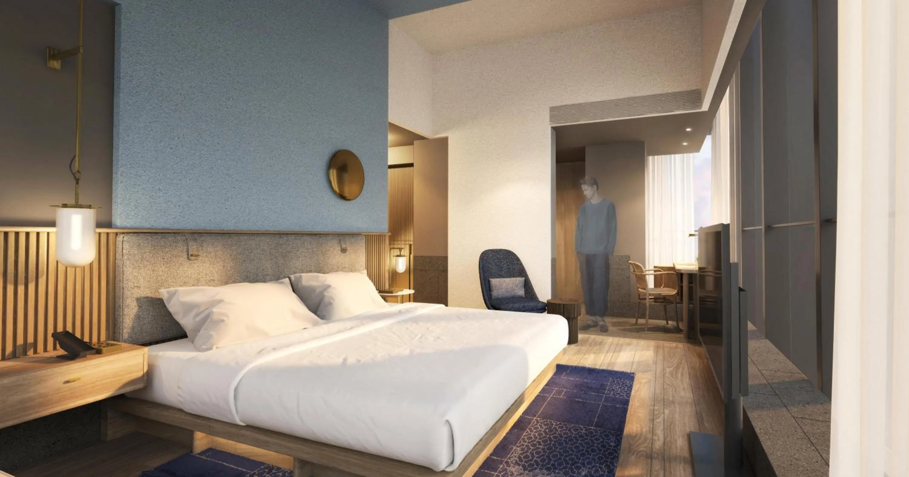 Bed in Artyzen NEW BUND 31 Shanghai Qiantan