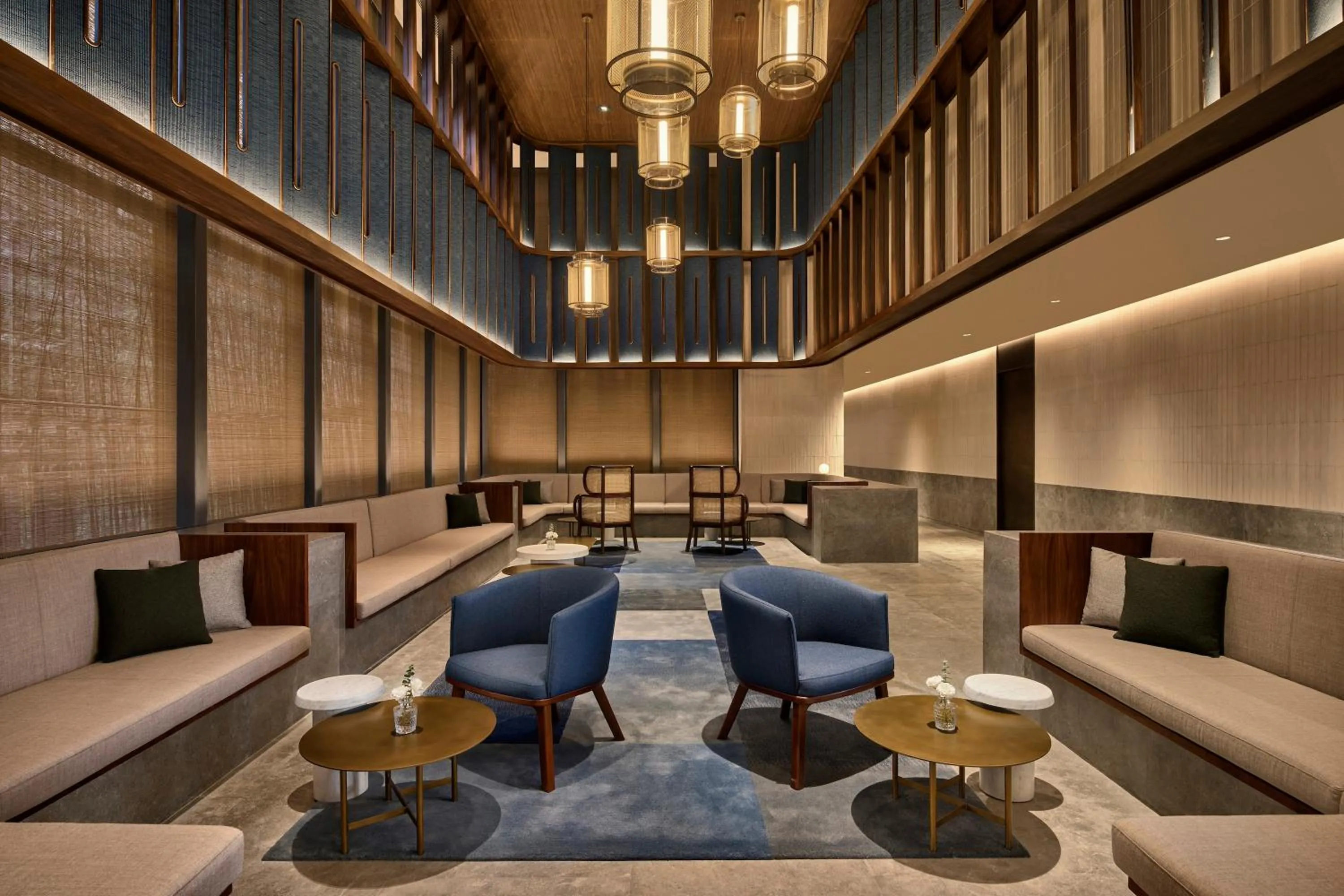 Seating area in Artyzen NEW BUND 31 Shanghai Qiantan