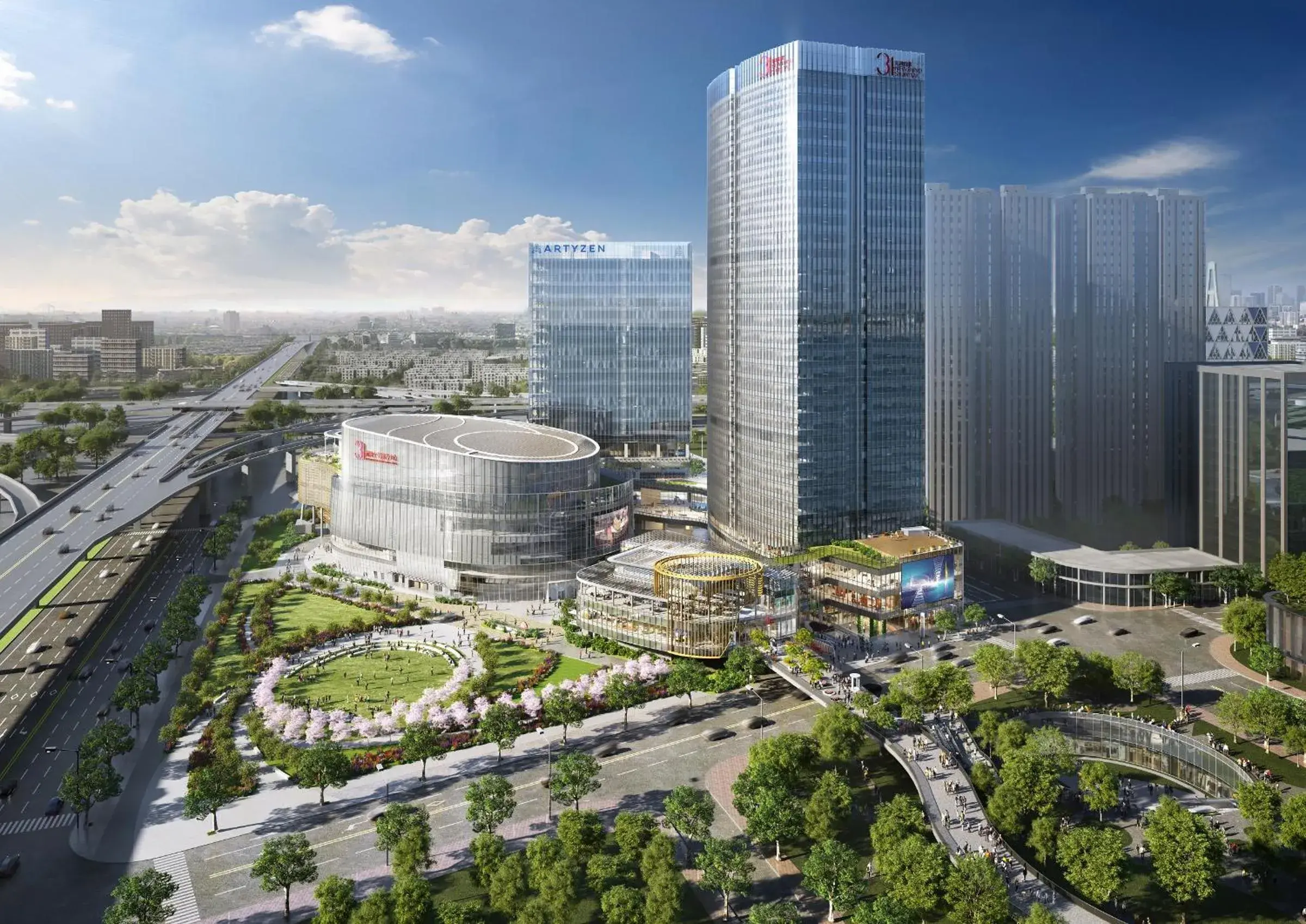 Property building in Artyzen NEW BUND 31 Shanghai Qiantan Property building in Artyzen NEW BUND 31 Shanghai Qiantan