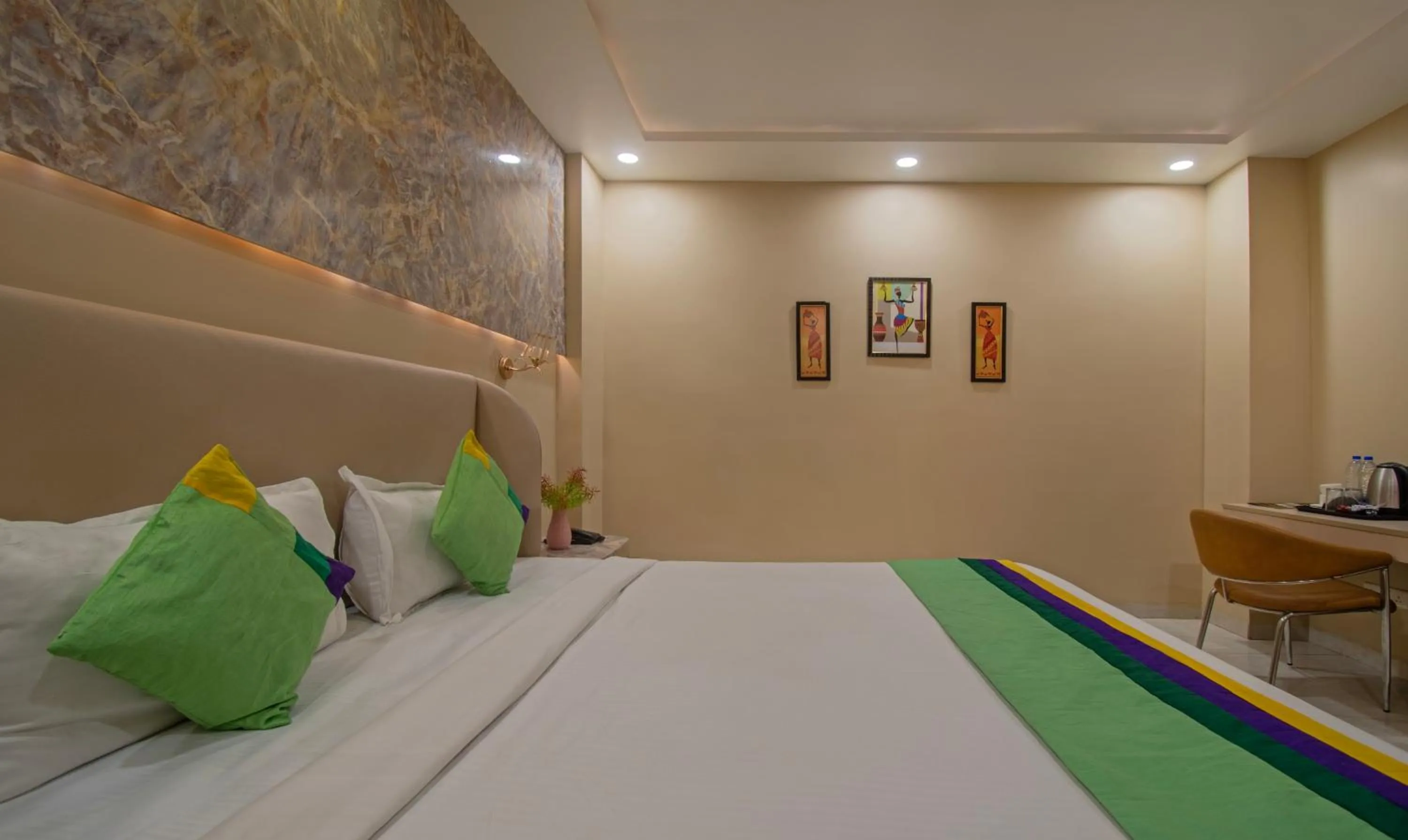 Bed in Treebo Trend Mr J - Sec 51