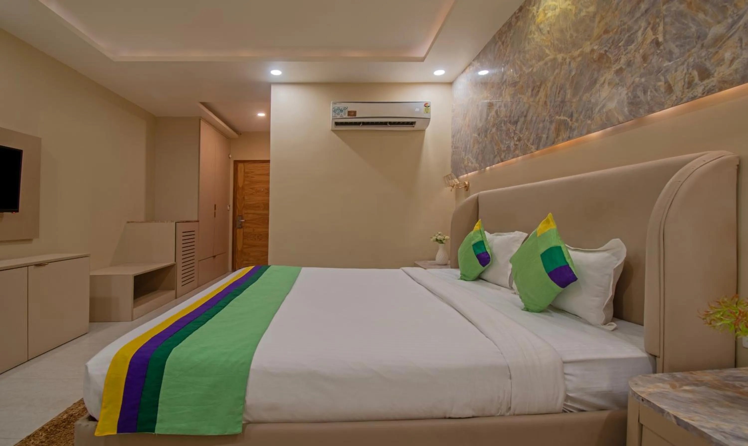 Bed in Treebo Trend Mr J - Sec 51