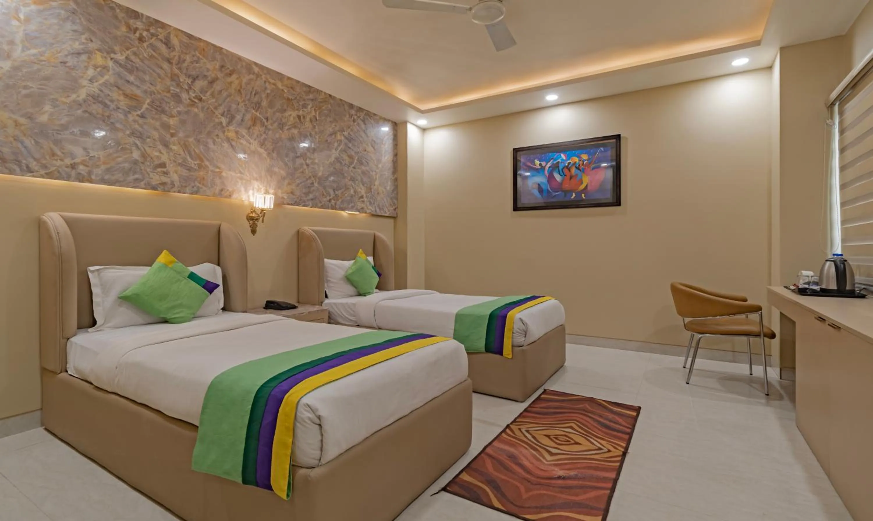 Bed in Treebo Trend Mr J - Sec 51