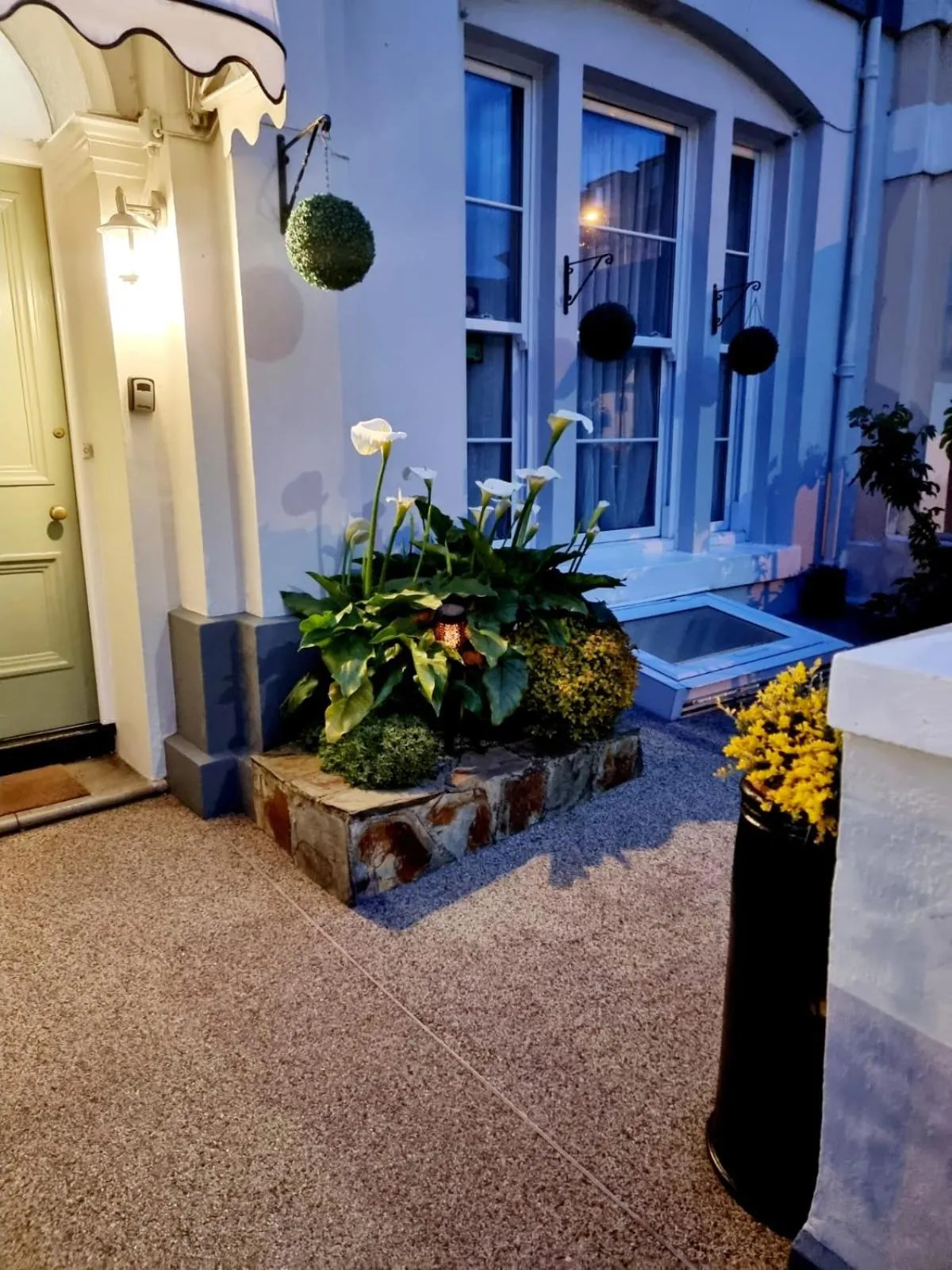 Facade/entrance in Kethla House