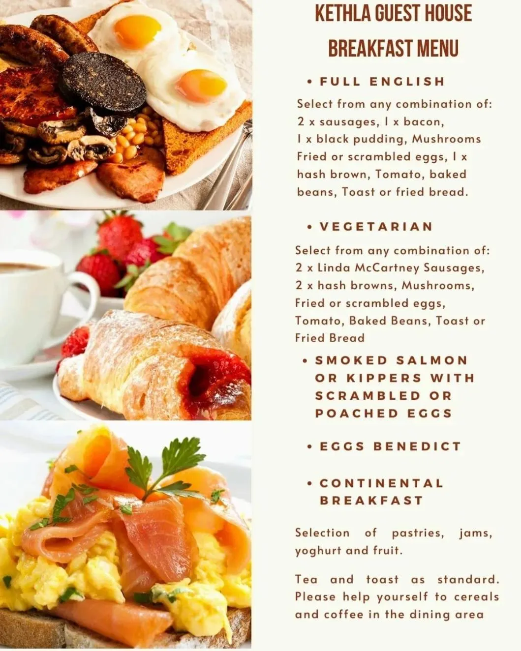 Food in Kethla House