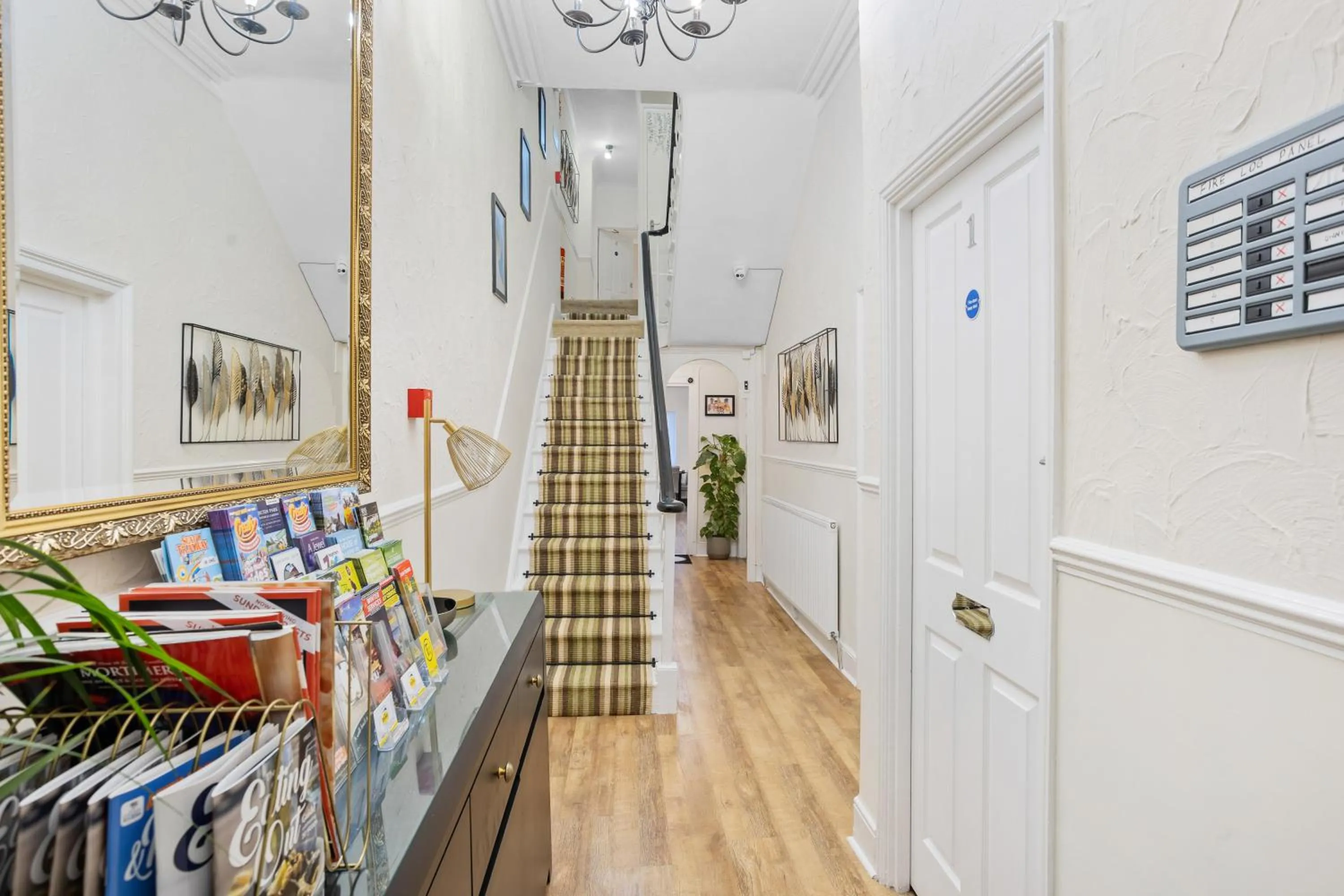 Facade/entrance in Kethla House