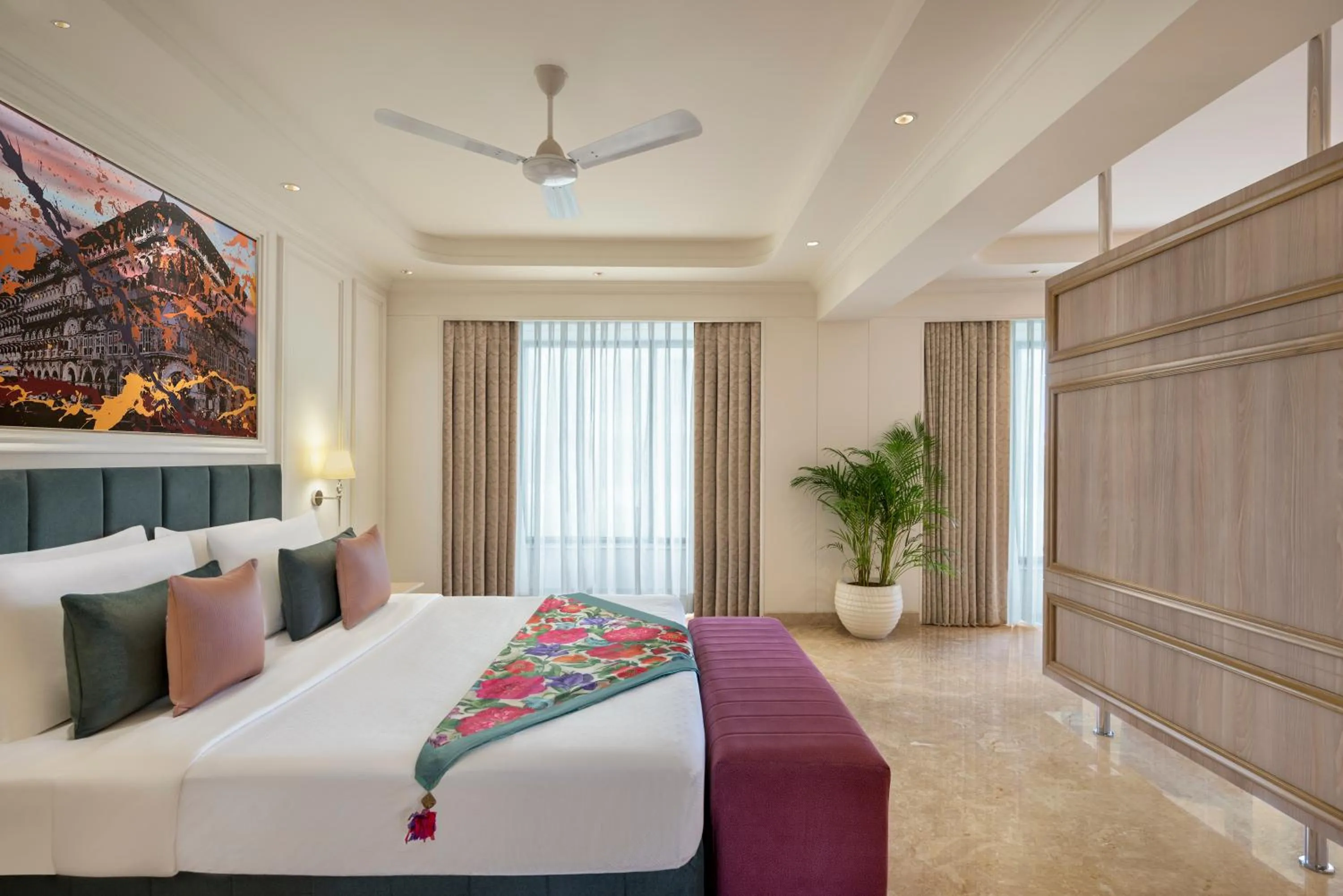 Bedroom, Bed in Aurika, Mumbai International Airport - Luxury by Lemon Tree Hotels