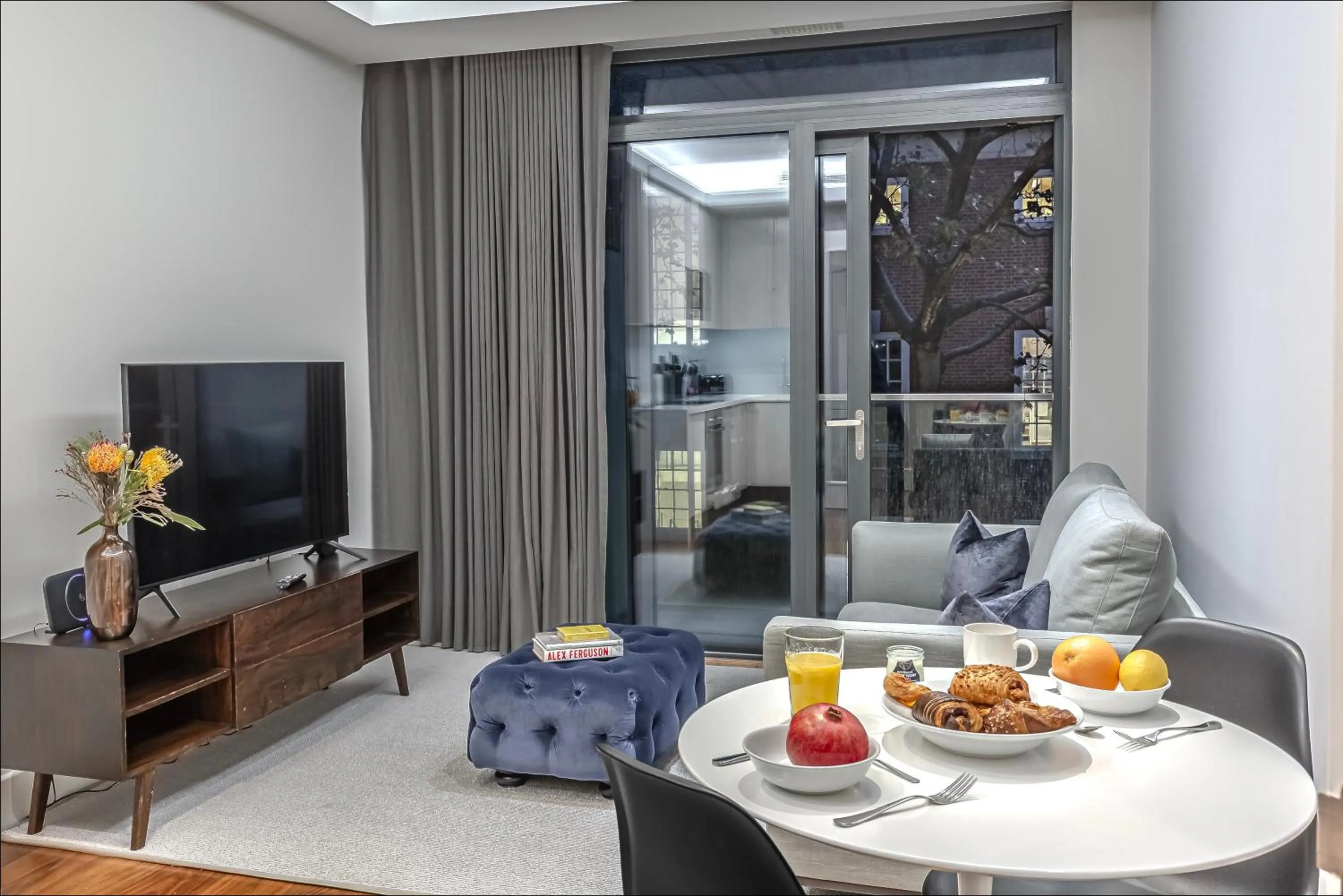 Living room in Grays Inn by Aeria Apartments