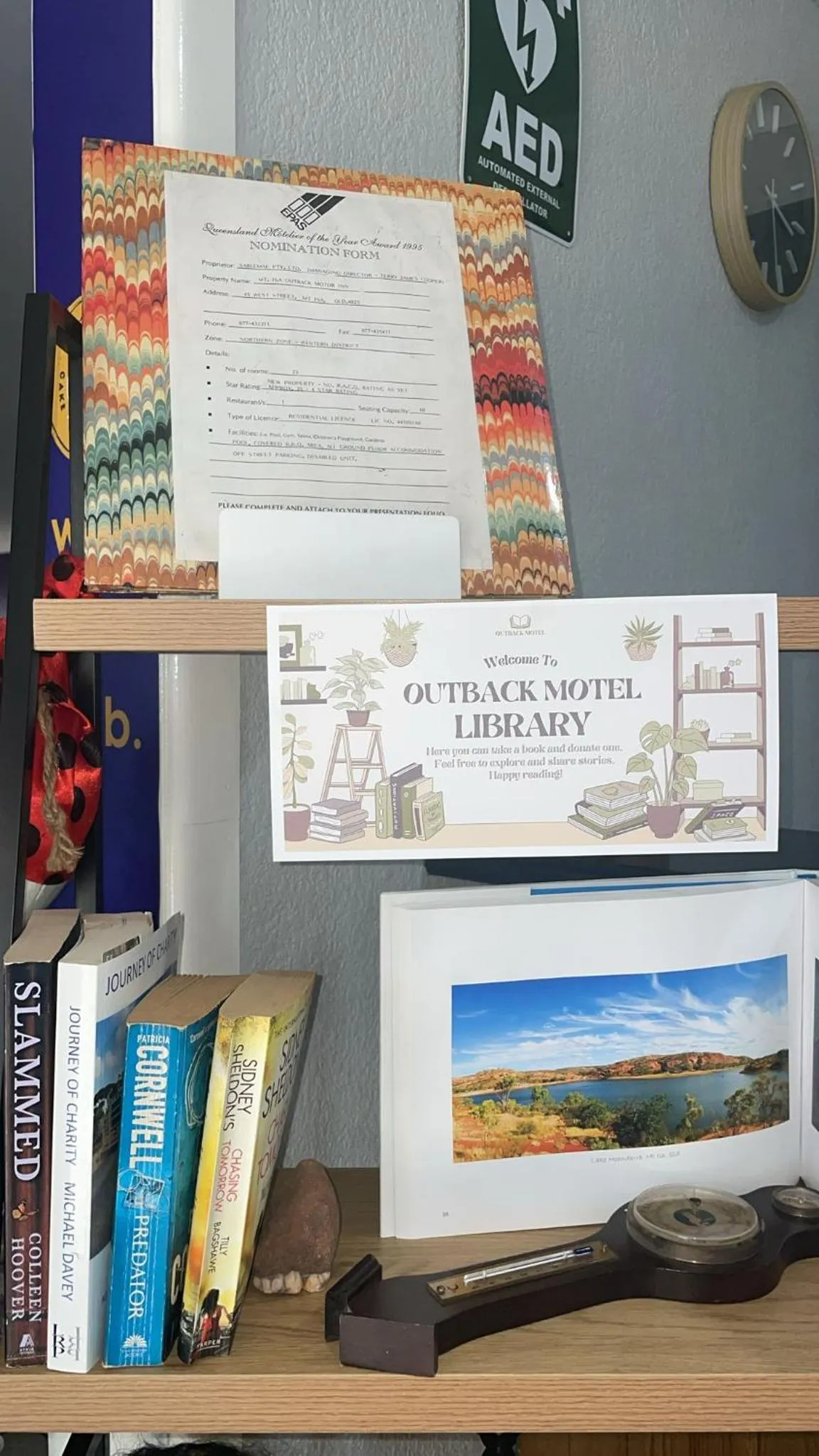 Lobby or reception in Outback Motel Mt Isa