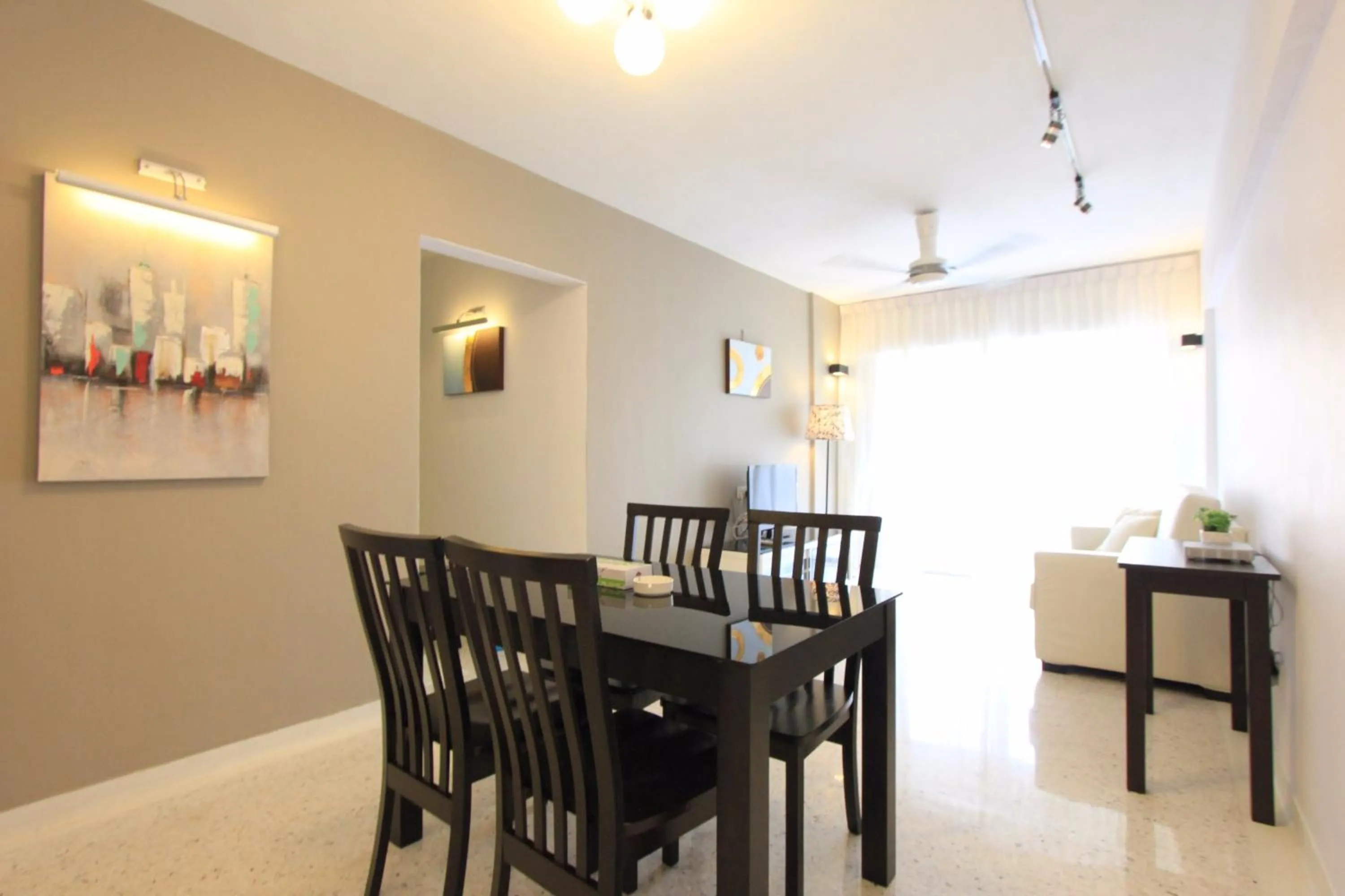 Dining area in Cosy Stay Melaka