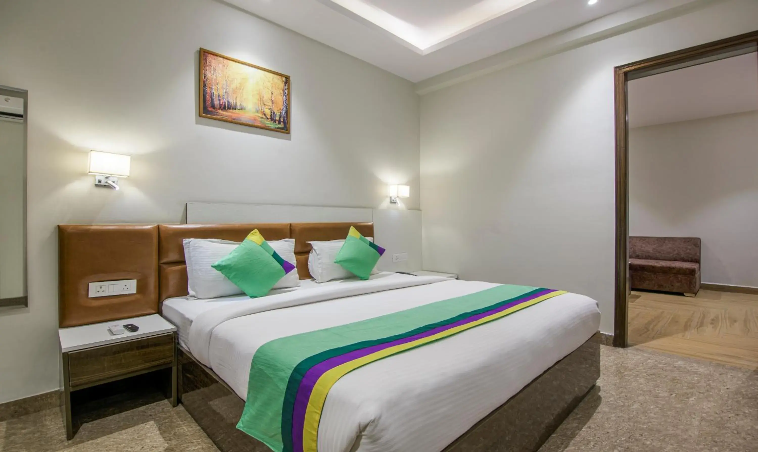 Bed in Treebo Swastika Premium Bed in Treebo Swastika Premium