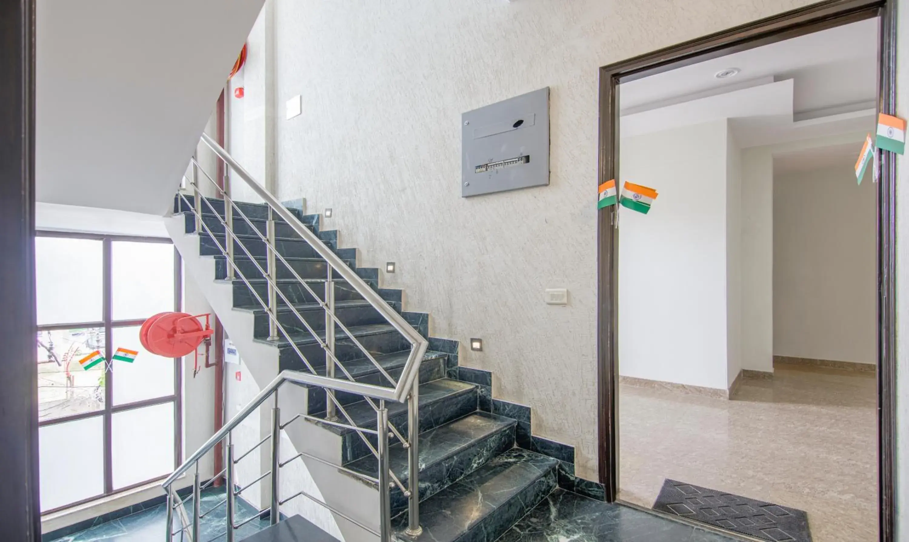 Lobby or reception in Treebo Swastika Premium Lobby or reception in Treebo Swastika Premium