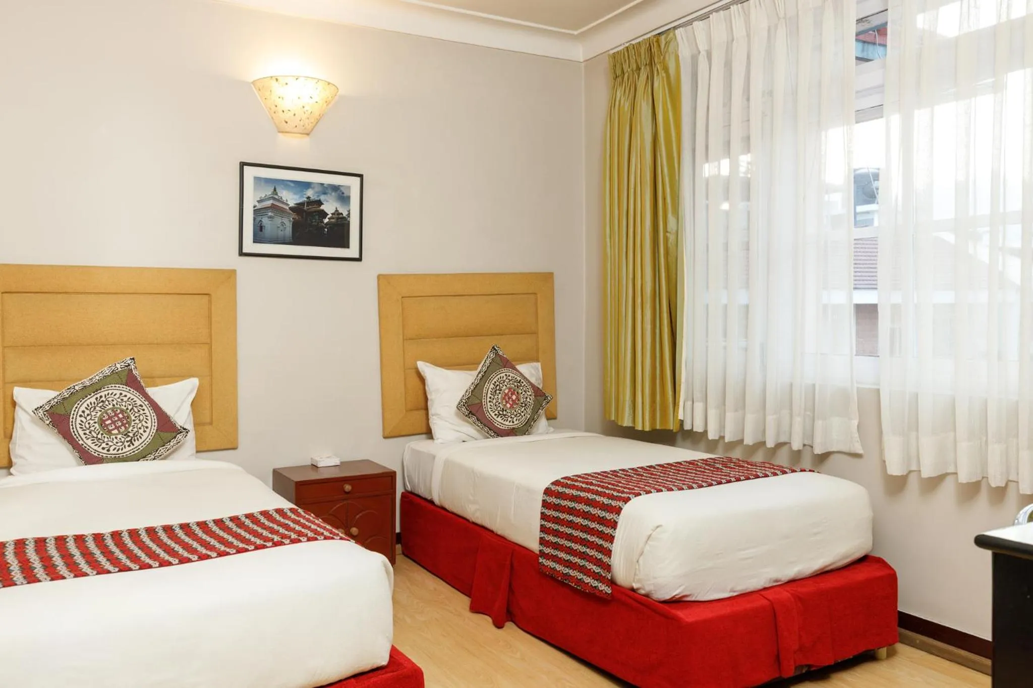 Bedroom, Bed in Shaligram Hotel