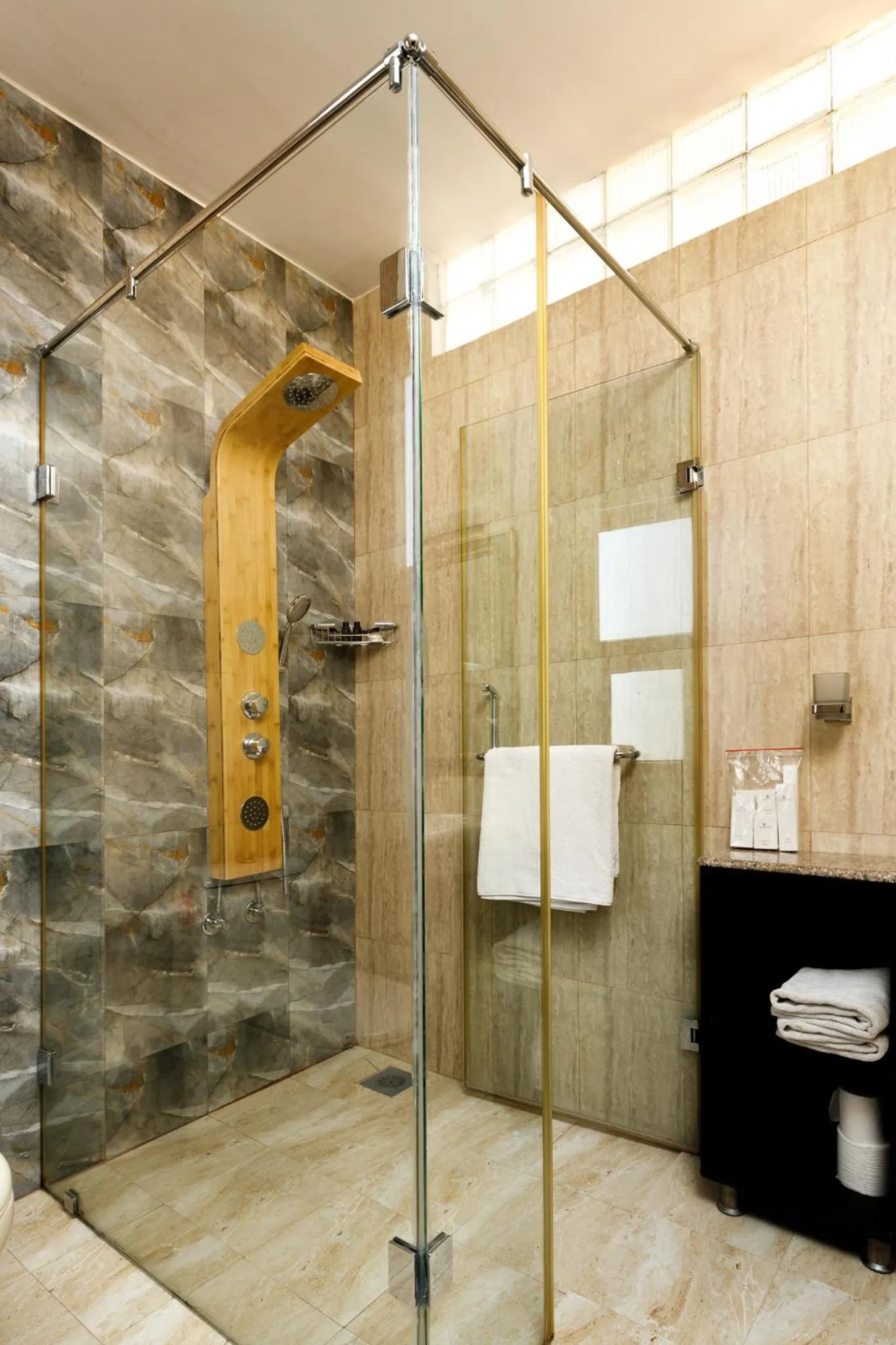 Shower in Shaligram Hotel