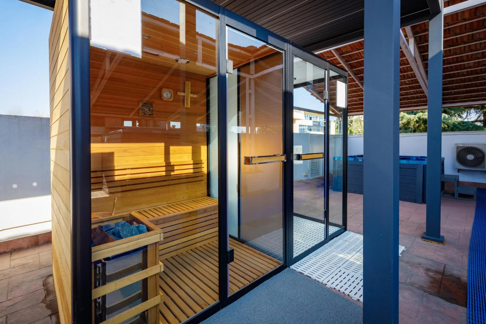 Sauna in Shaligram Hotel