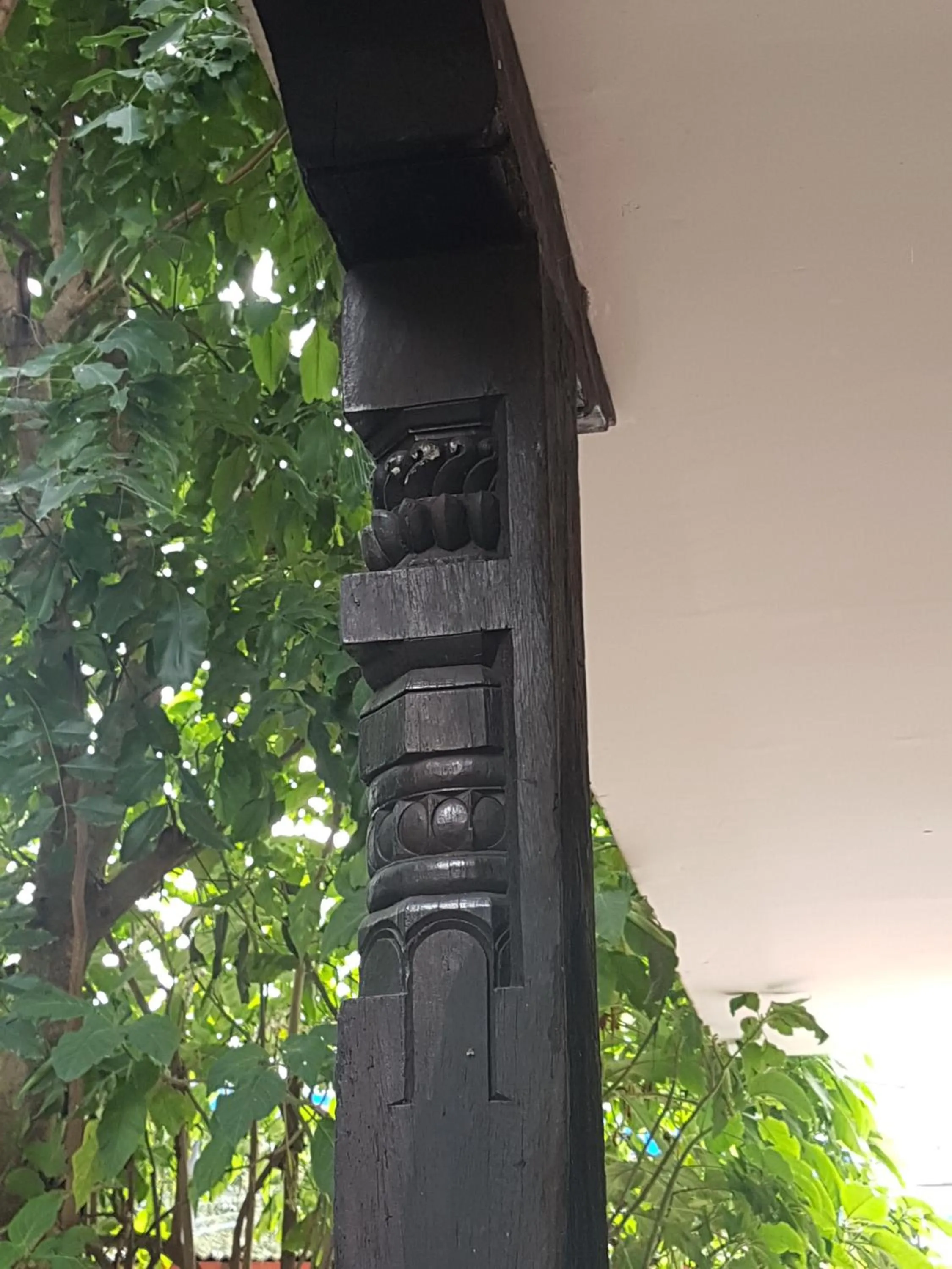Decorative detail in Shaligram Hotel