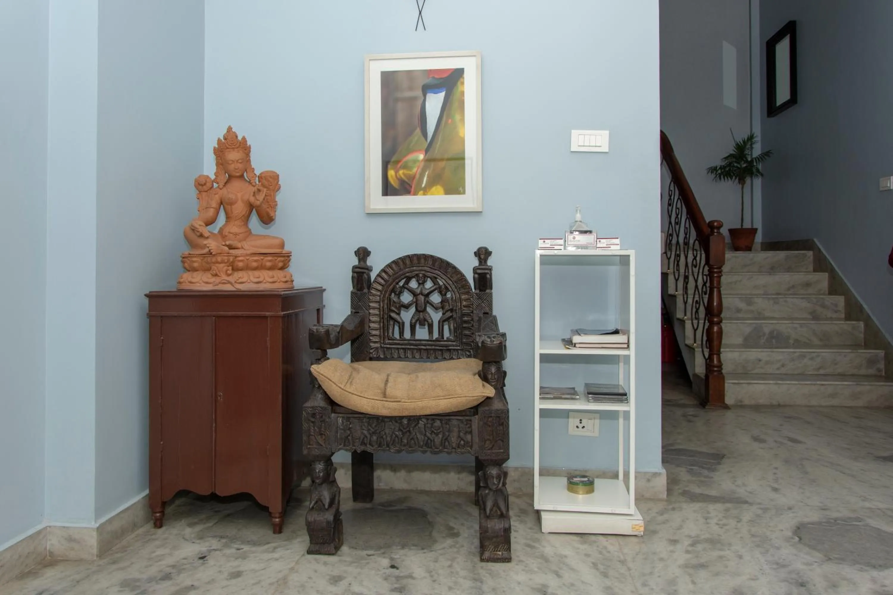 Decorative detail in Shaligram Hotel