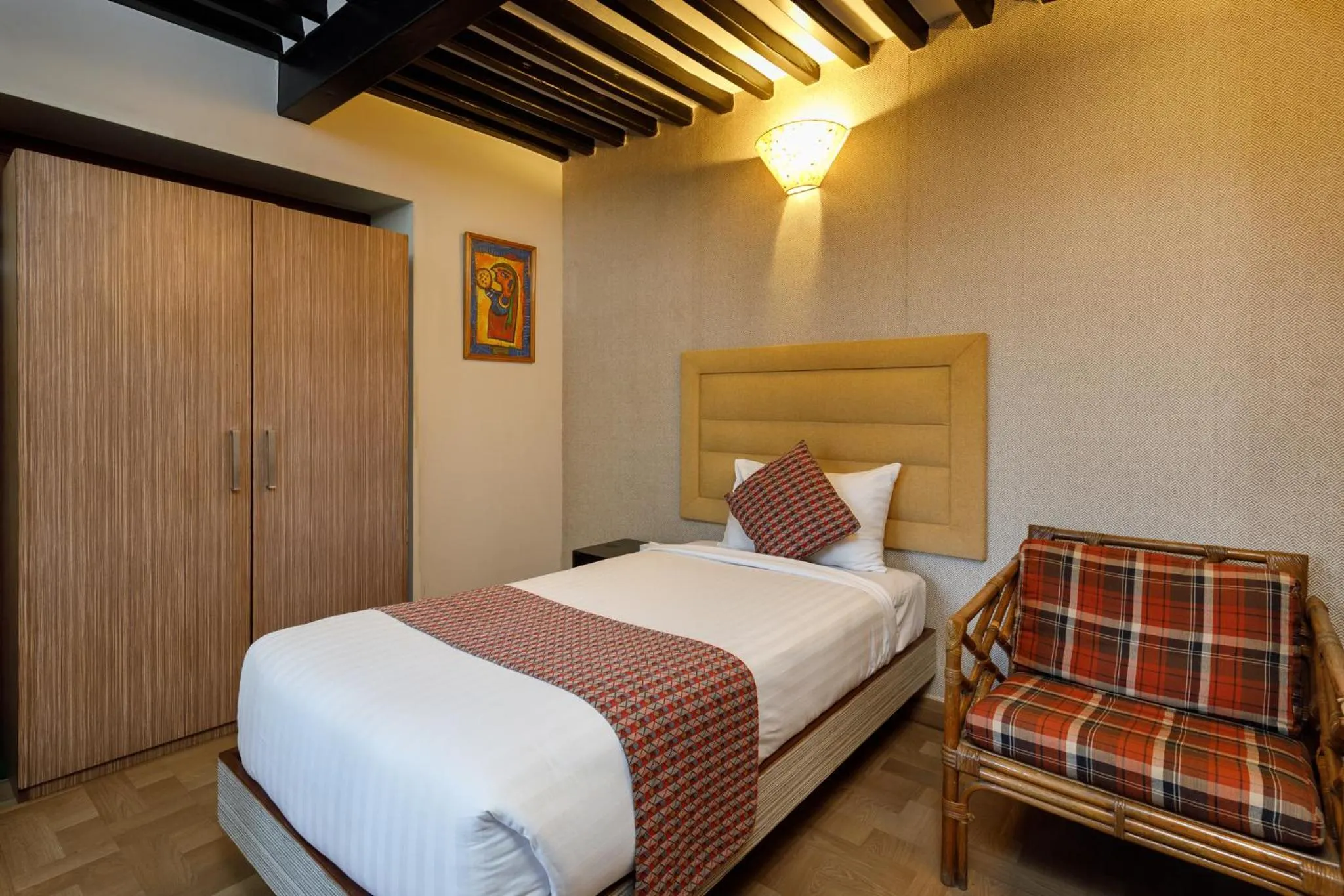 Bedroom, Bed in Shaligram Hotel