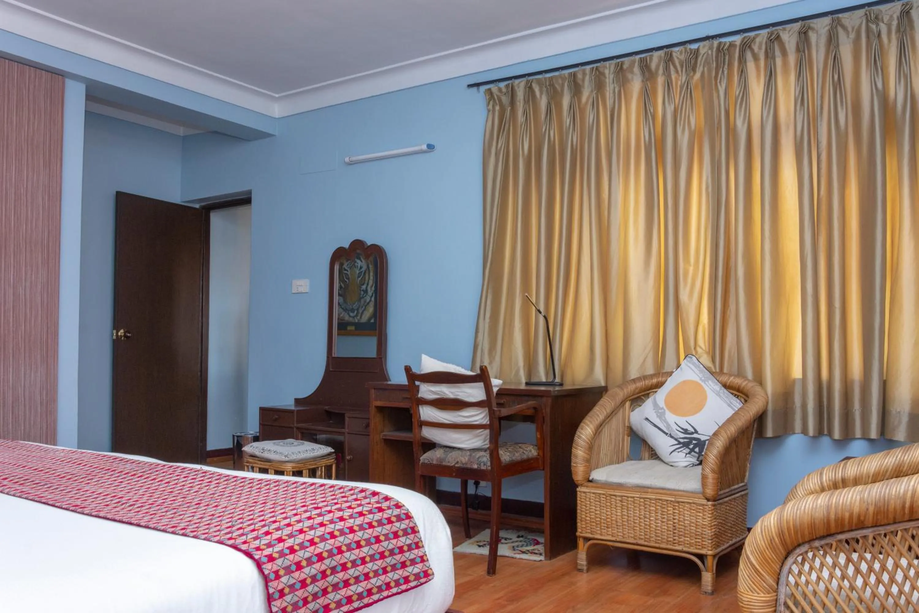Bedroom, Bed in Shaligram Hotel