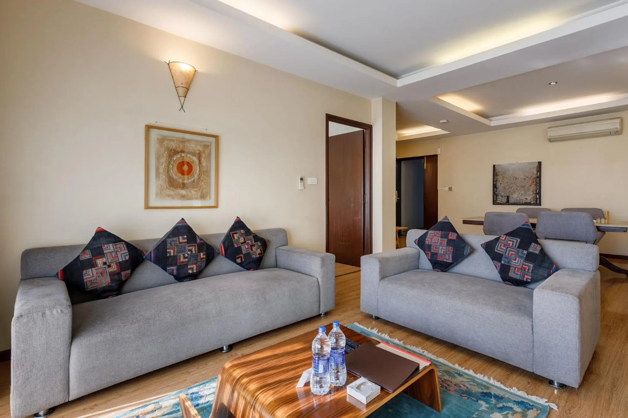 Living room in Shaligram Hotel