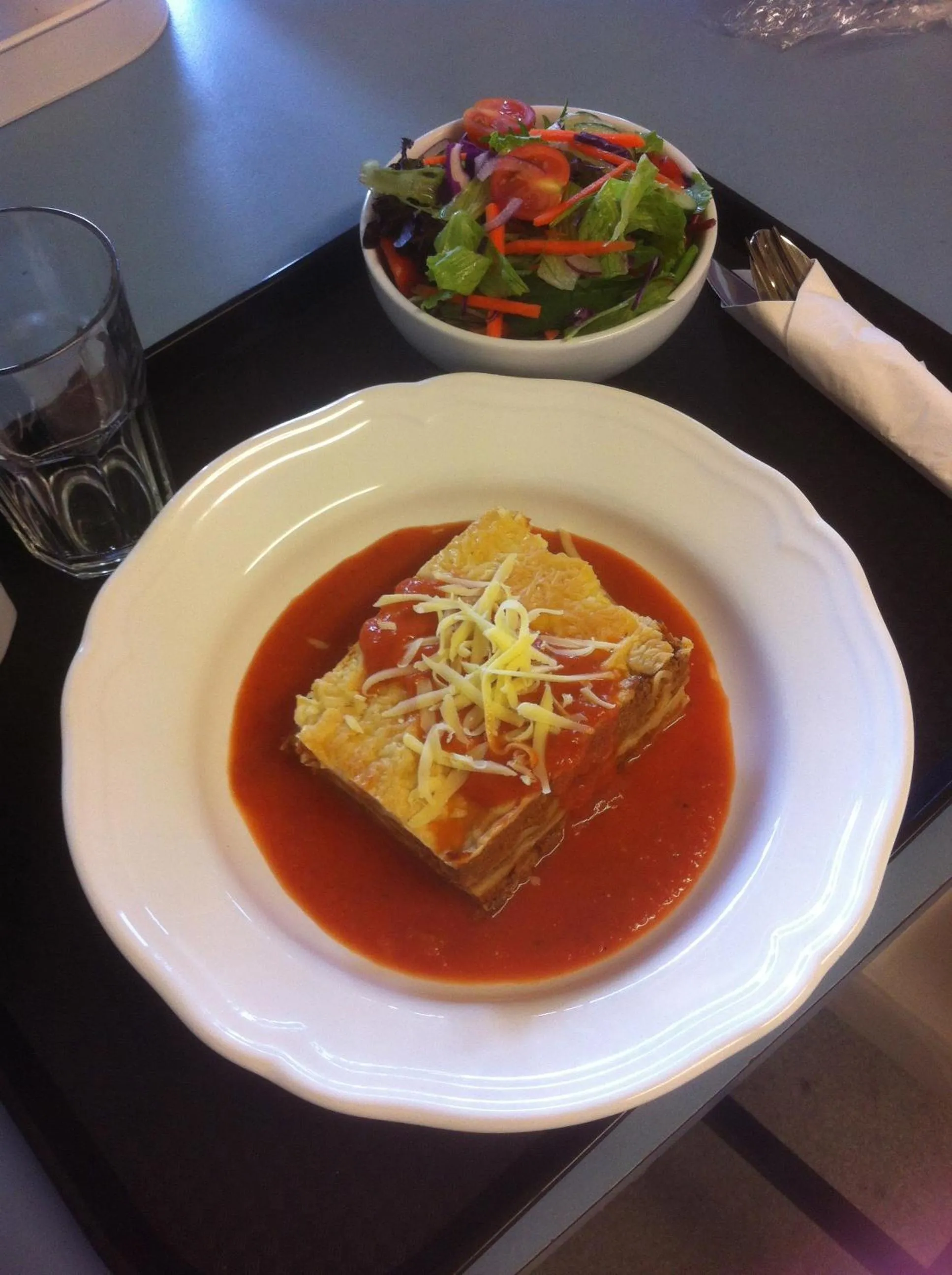 Dinner in Airport Riverview Motel