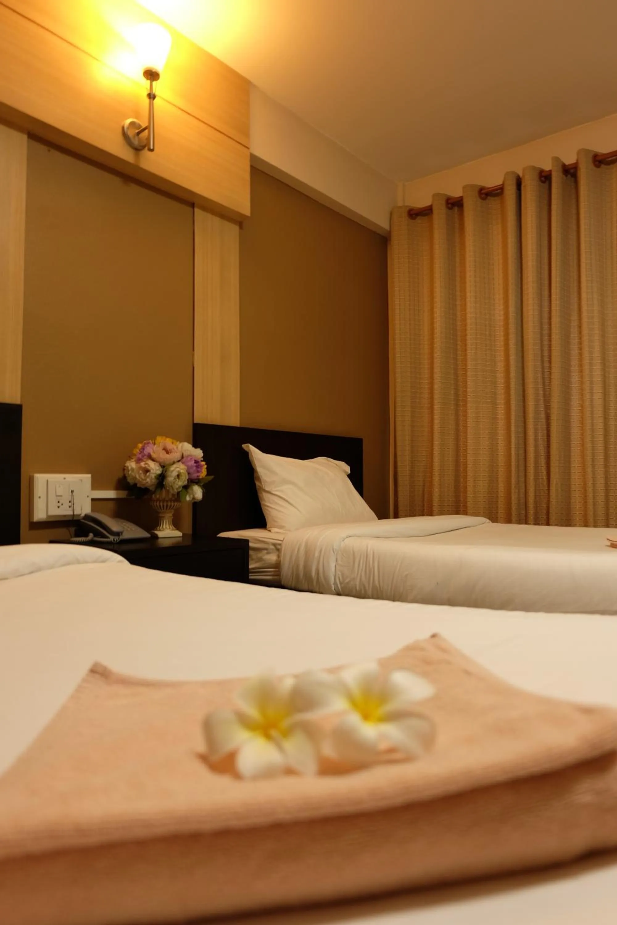 Bedroom, Bed in Puangpech Place