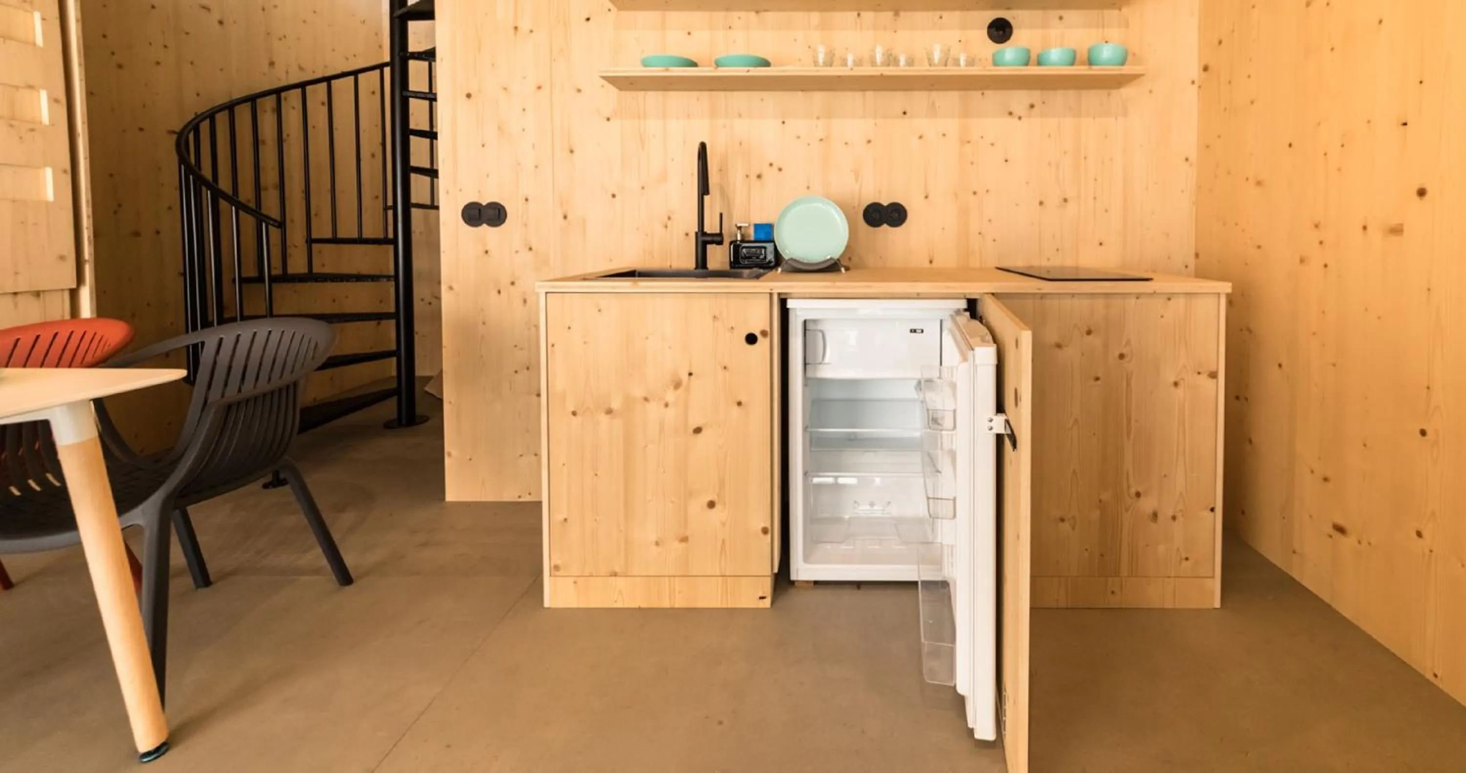 Kitchen or kitchenette in Doniños Nature