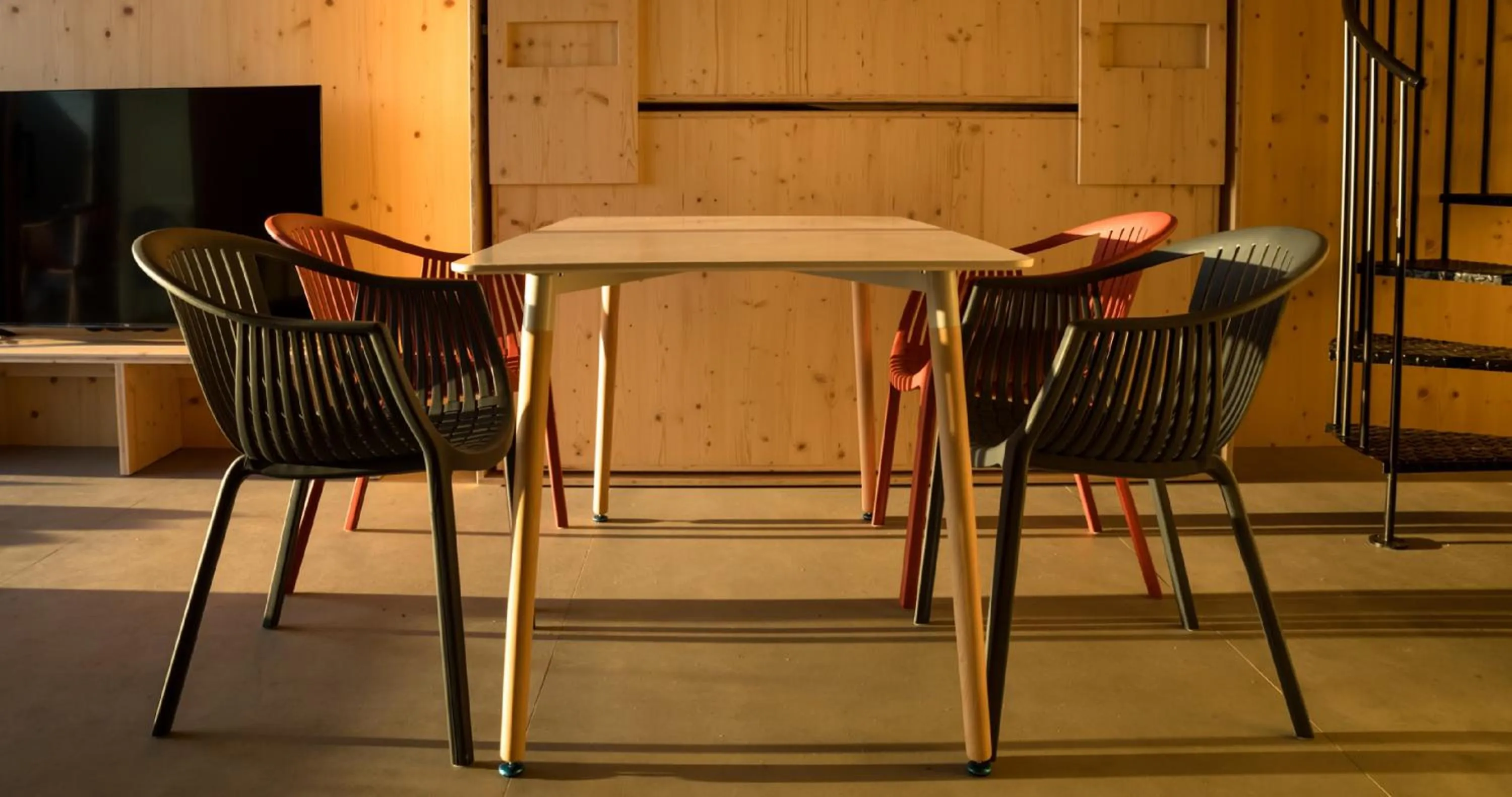 Dining area in Doniños Nature
