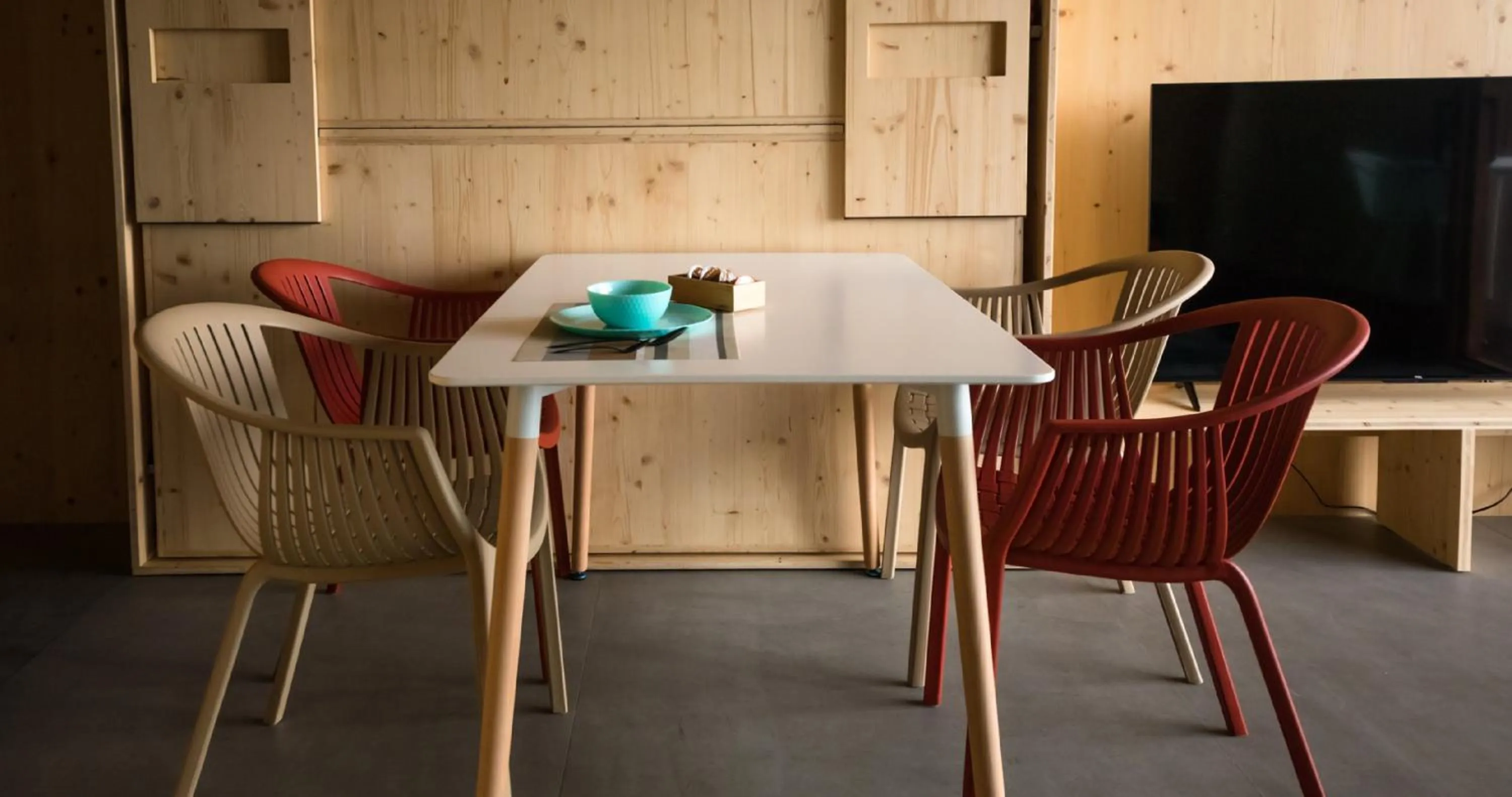 Dining area in Doniños Nature