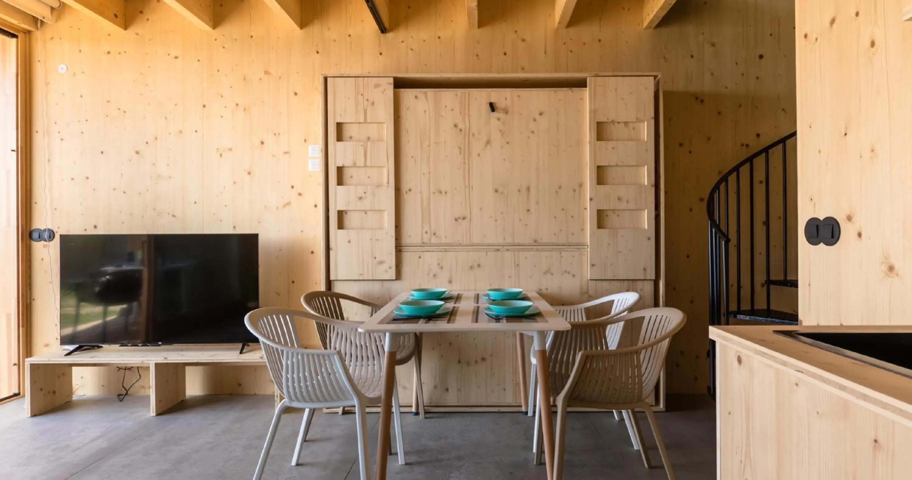 Dining area in Doniños Nature