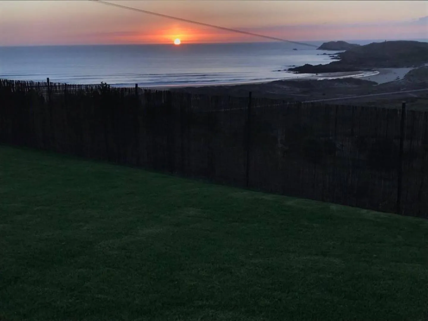 Sunset in Doniños Nature