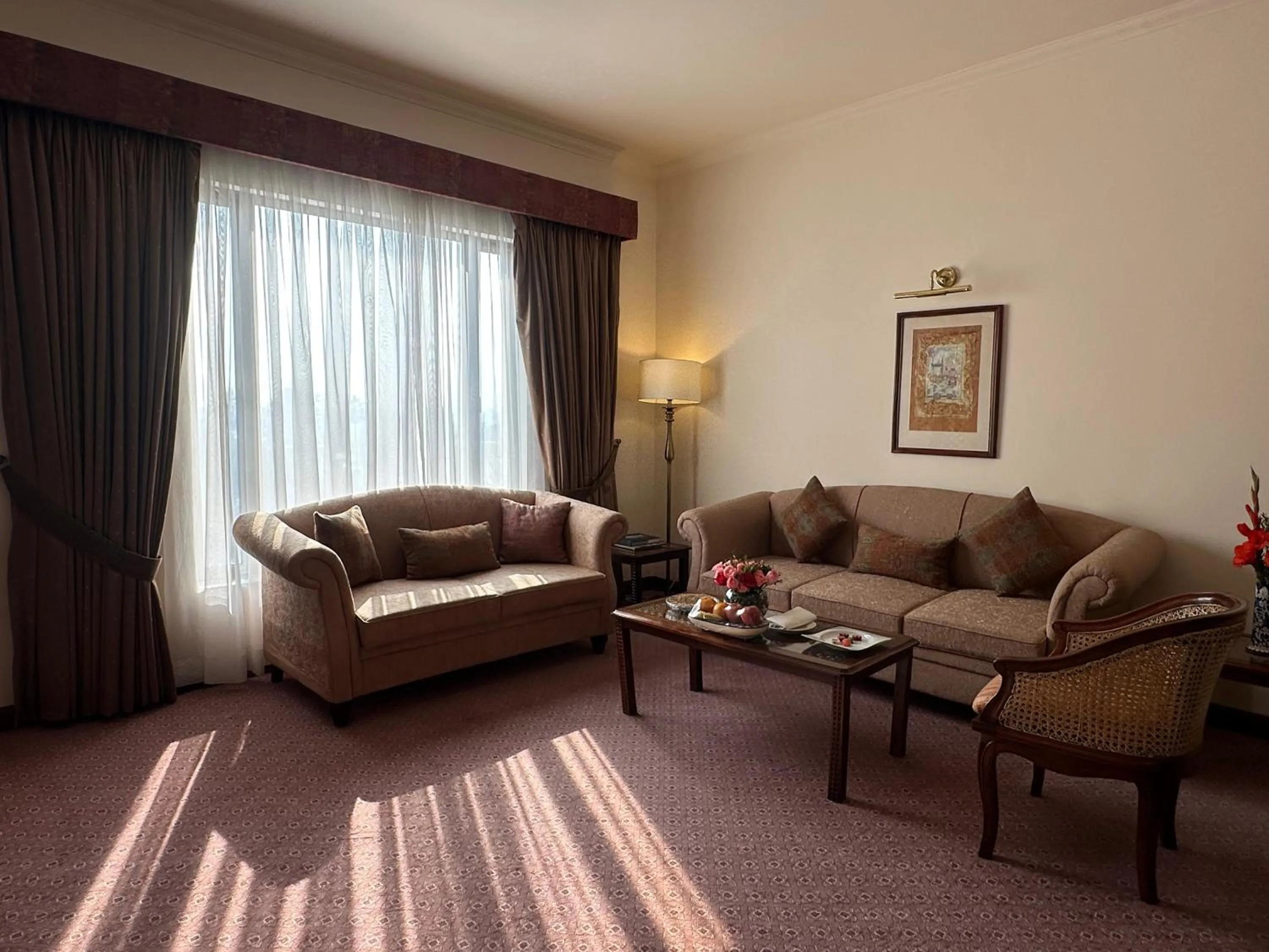 Bed in Islamabad Serena Hotel