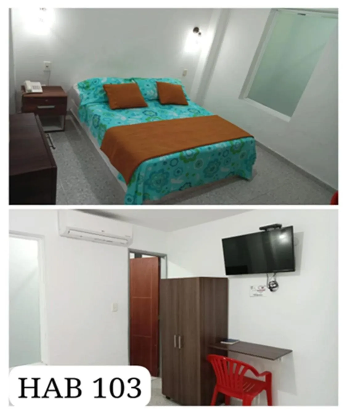 wardrobe, Bed in HIDALGO HOTEL