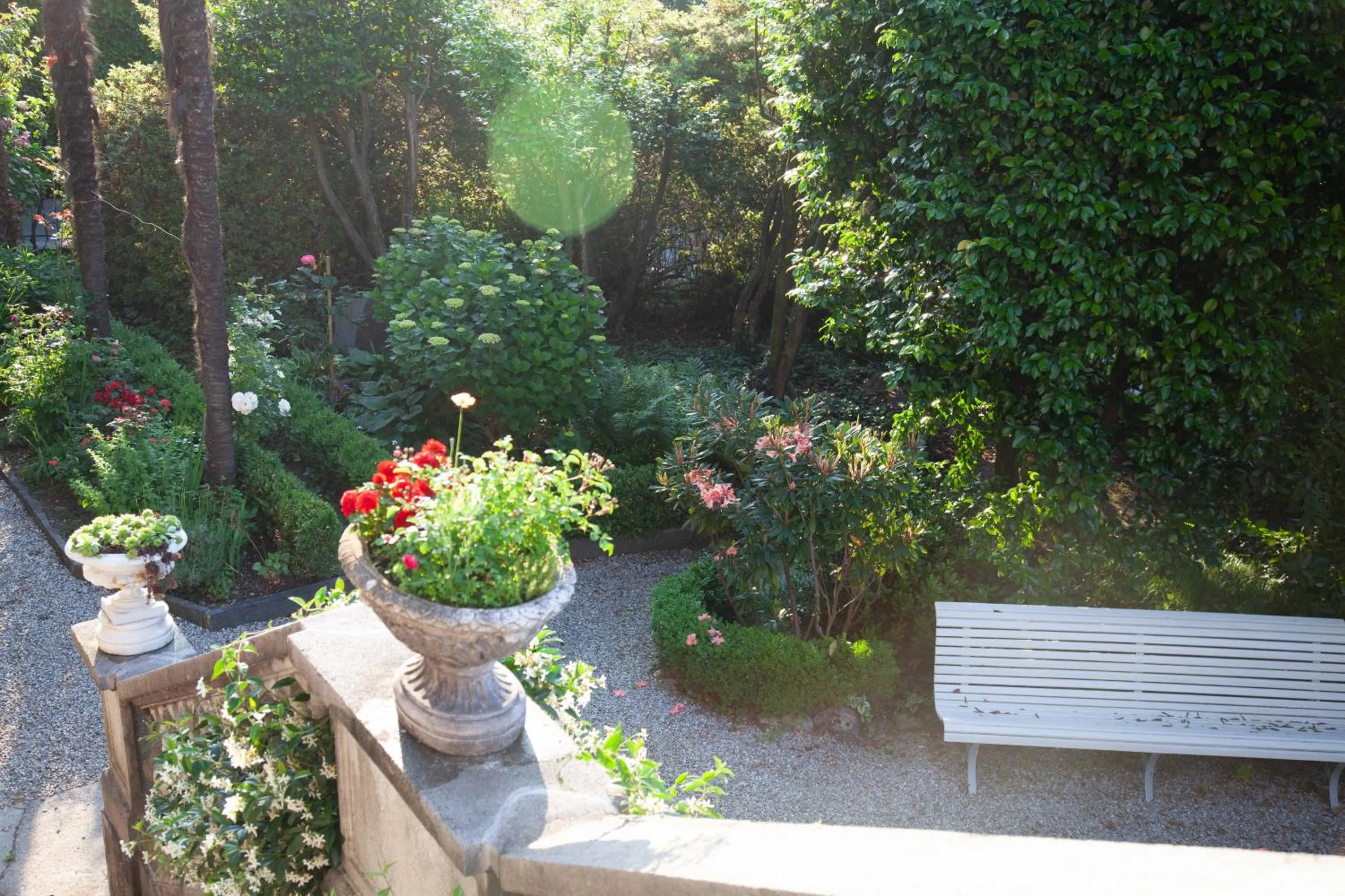 Garden in Bed and Breakfast Casa Locarno