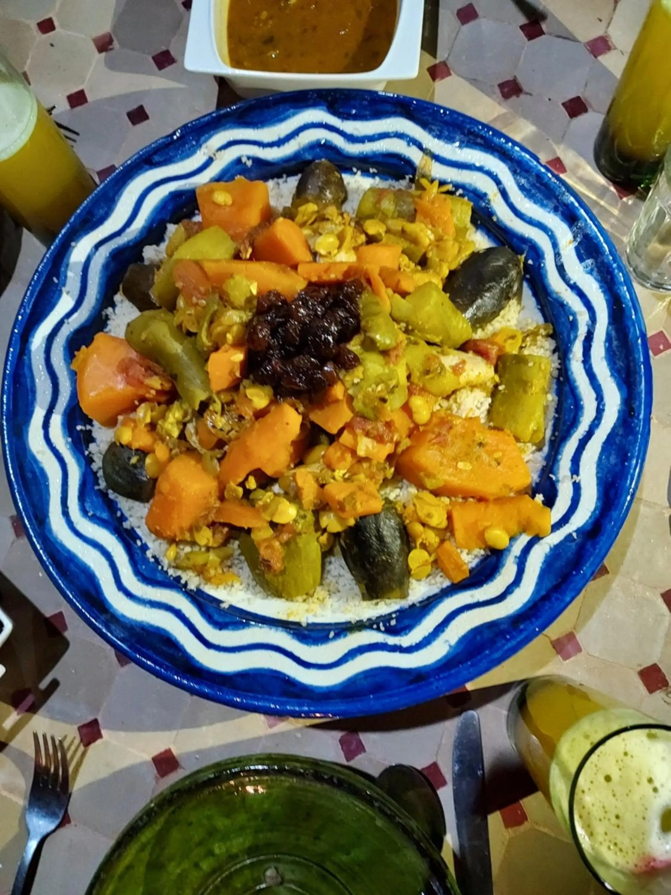 Continental breakfast in Riad ma bonne étoile