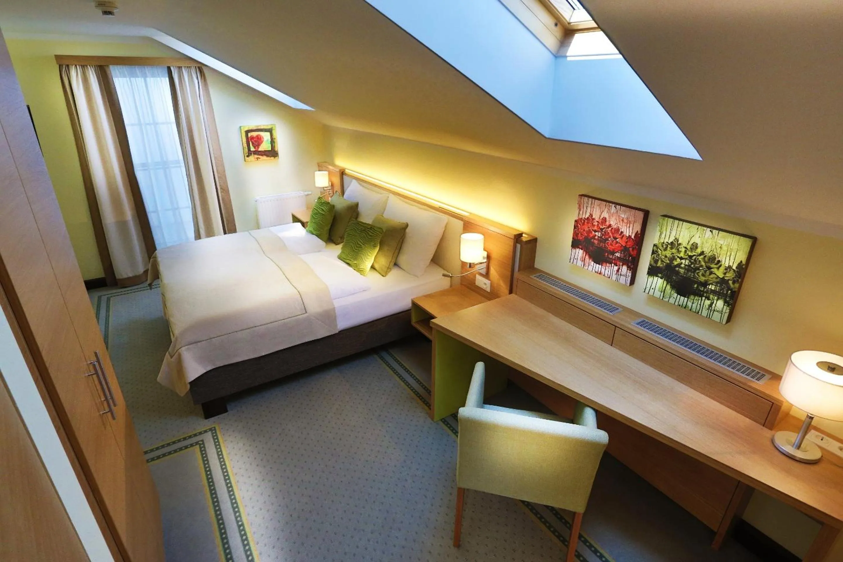 Photo of the whole room, Bed in Hotel Leobersdorfer Hof
