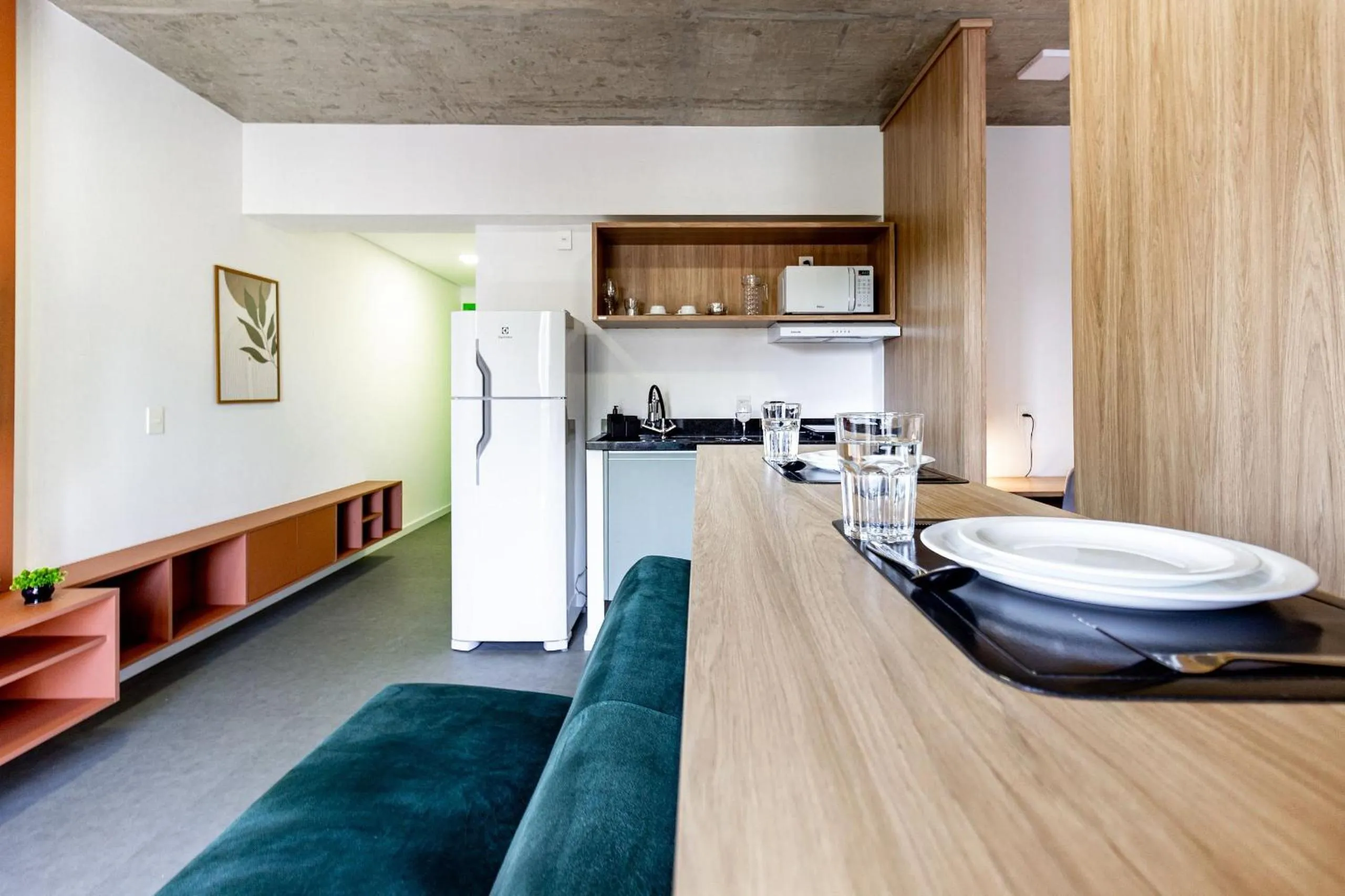 Kitchen or kitchenette in Xtay BK30 Largo do Arouche - Estúdios aconchegantes e funcionais a 300m do metrô República