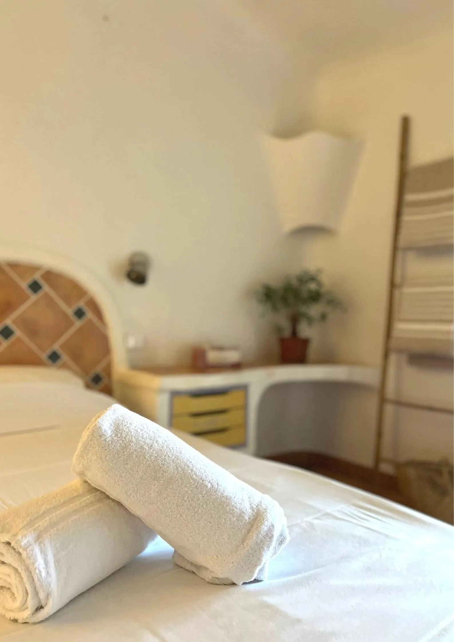 Decorative detail, Bed in Hôtel Palombaggia