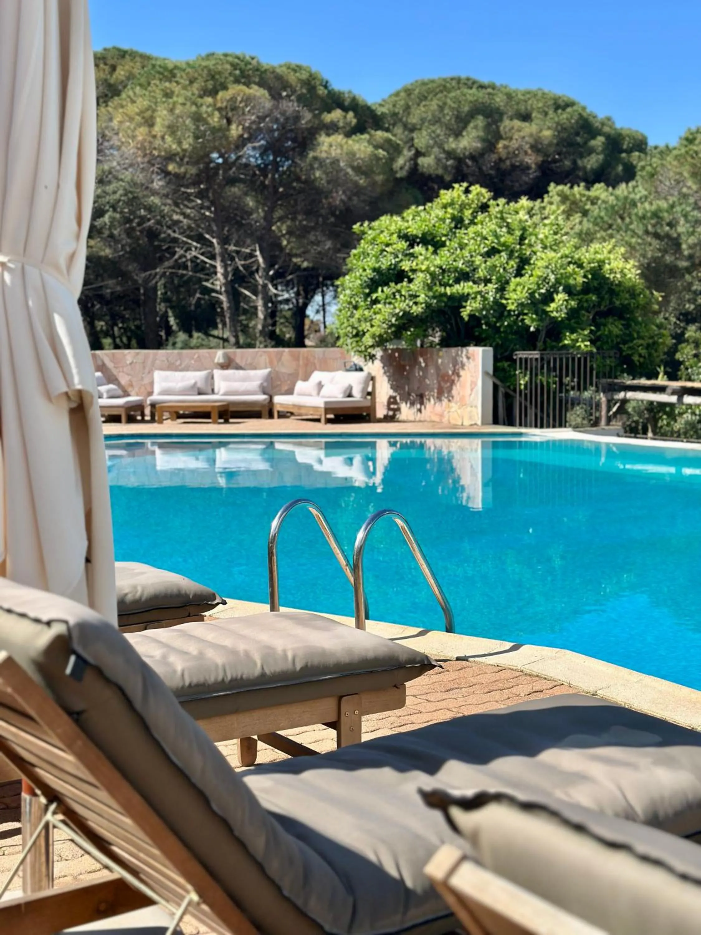 Swimming pool in Hôtel Palombaggia