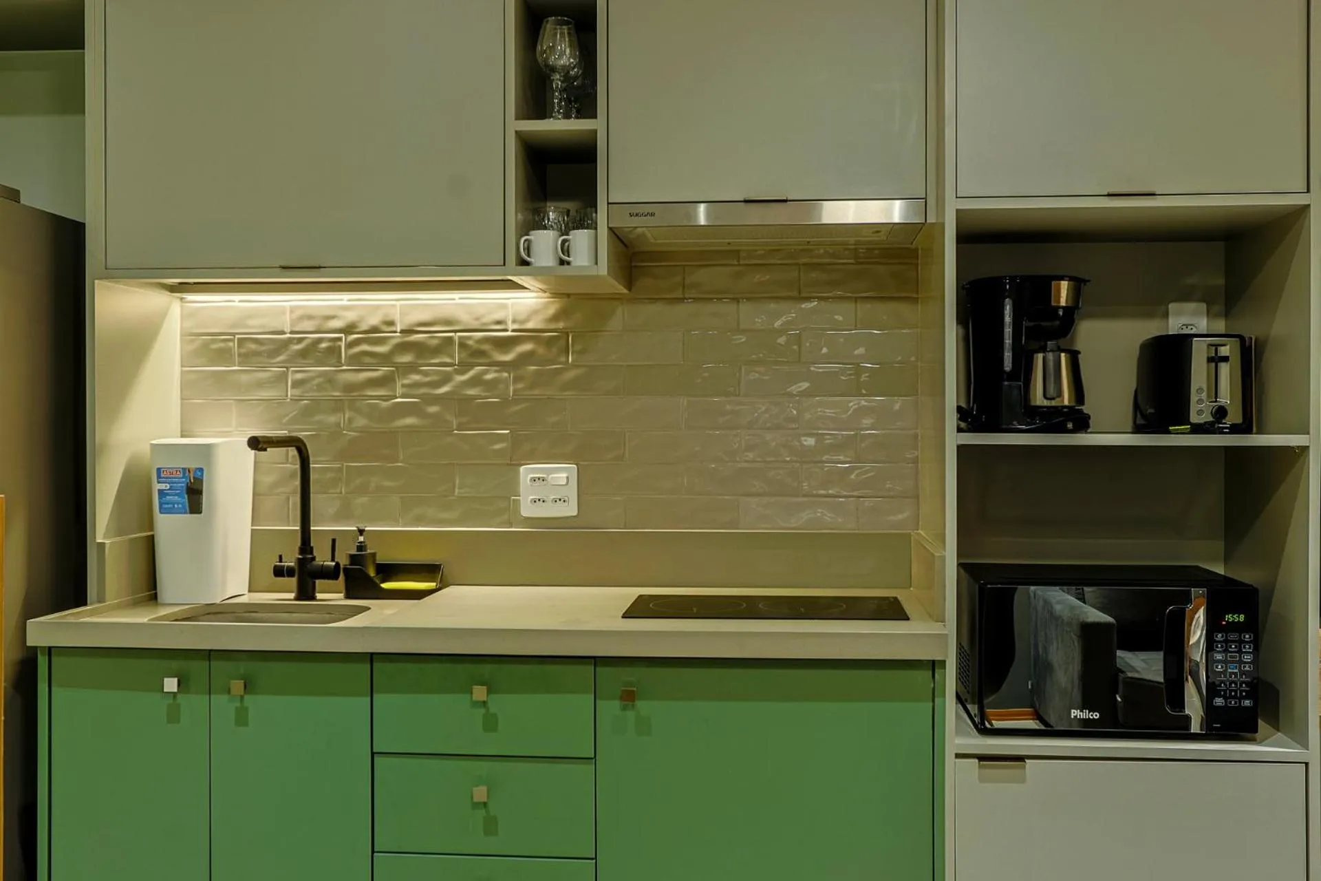 Kitchen or kitchenette in 360 Rio Santos Dumont