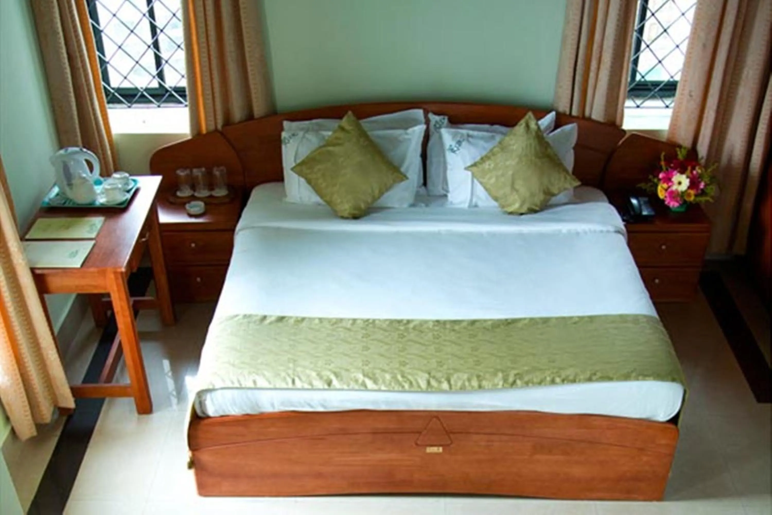 Photo of the whole room, Bed in KTDC Aranya Nivas