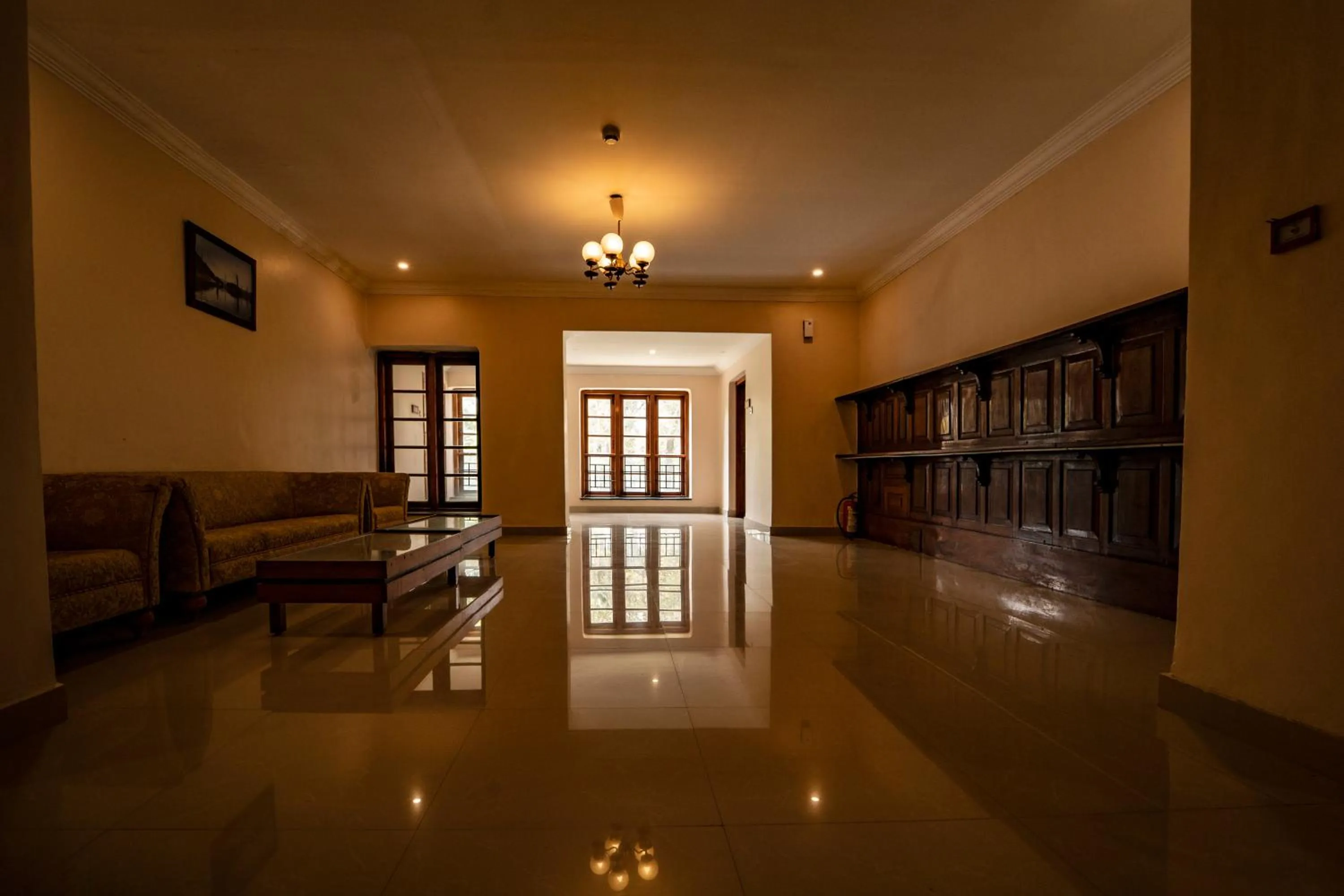 Seating area in KTDC Aranya Nivas