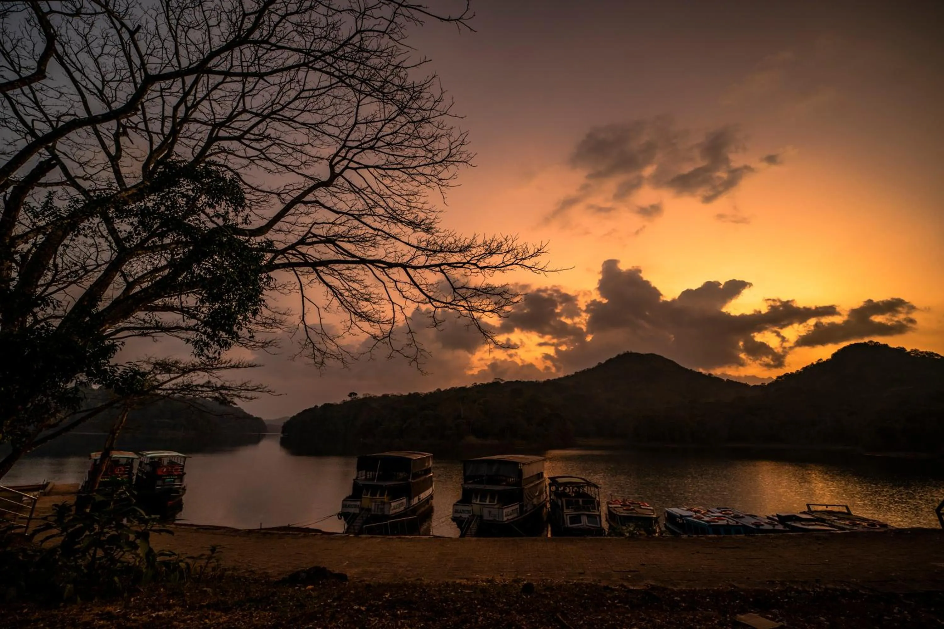 Lake view in KTDC Aranya Nivas