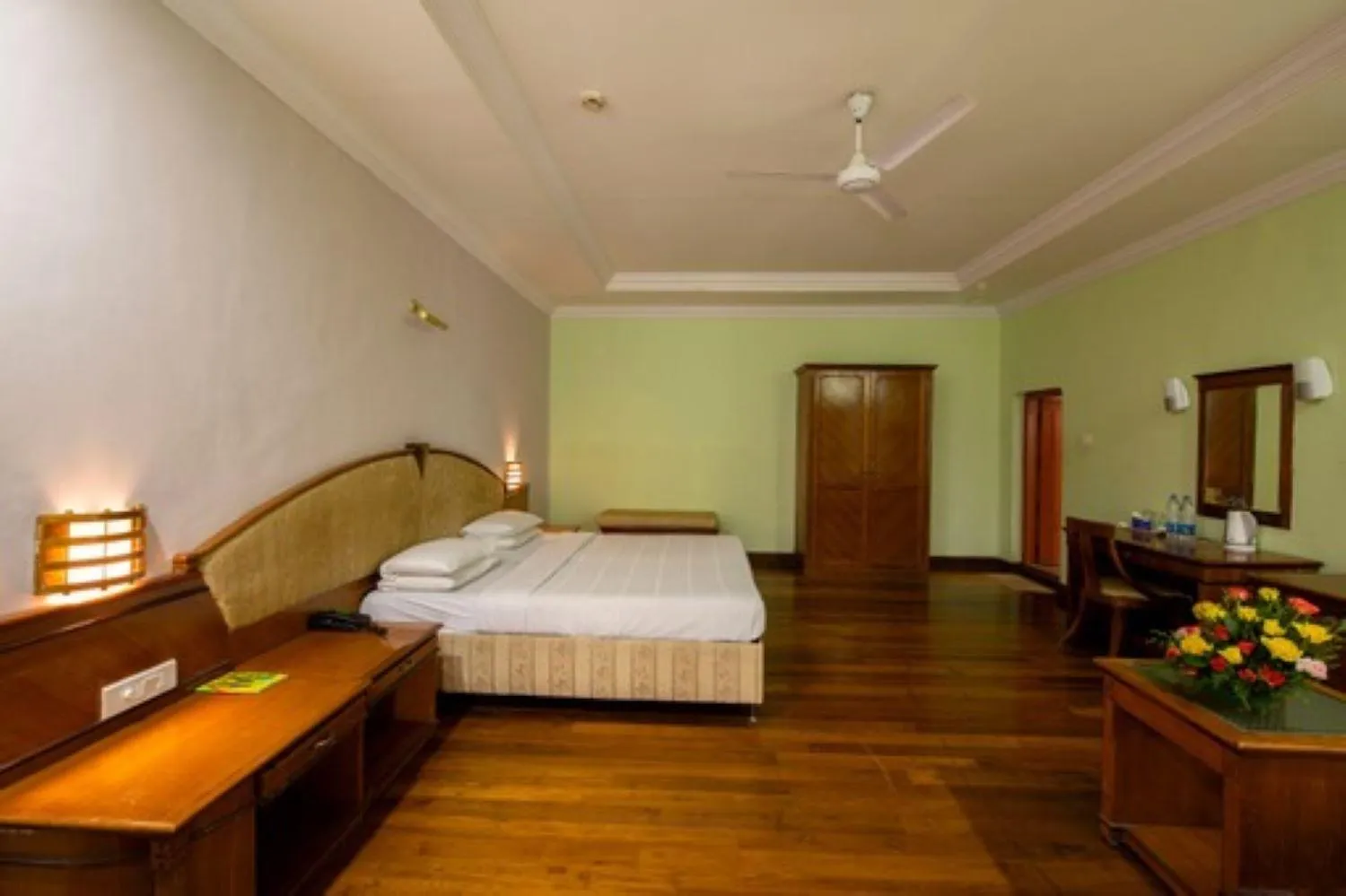 Bedroom, Bed in KTDC Aranya Nivas