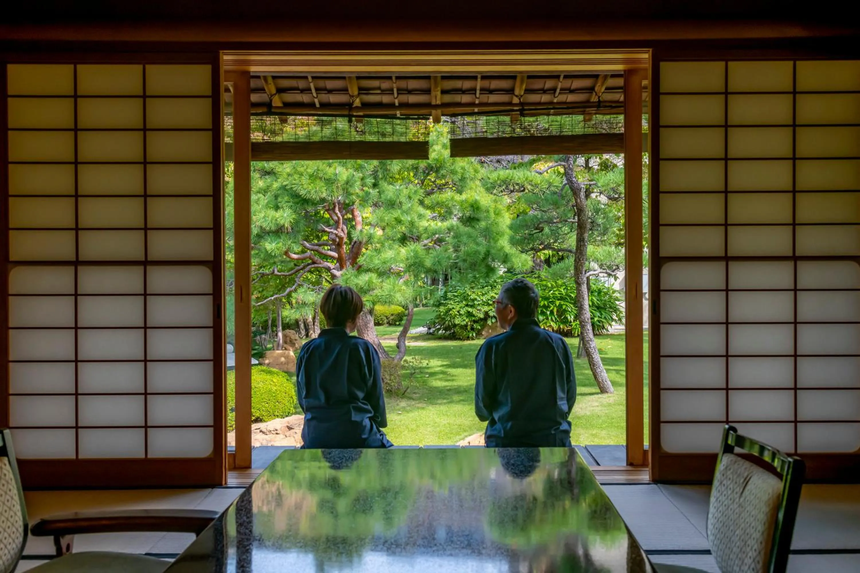 Garden in Tokiwa Hotel