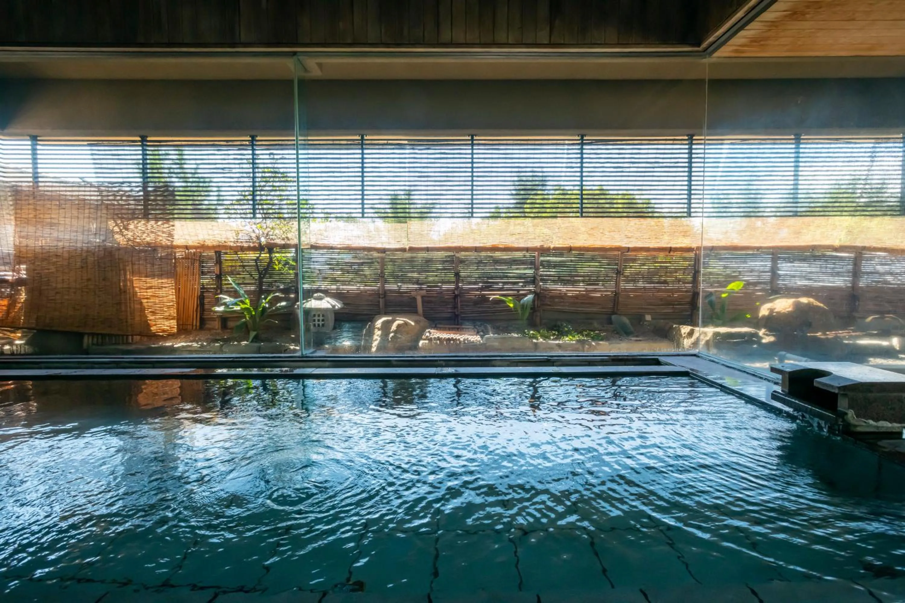 Hot Spring Bath in Tokiwa Hotel