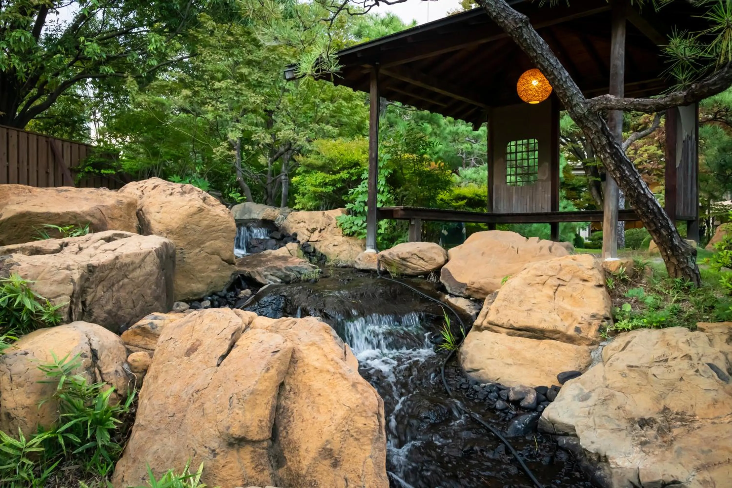 Garden in Tokiwa Hotel
